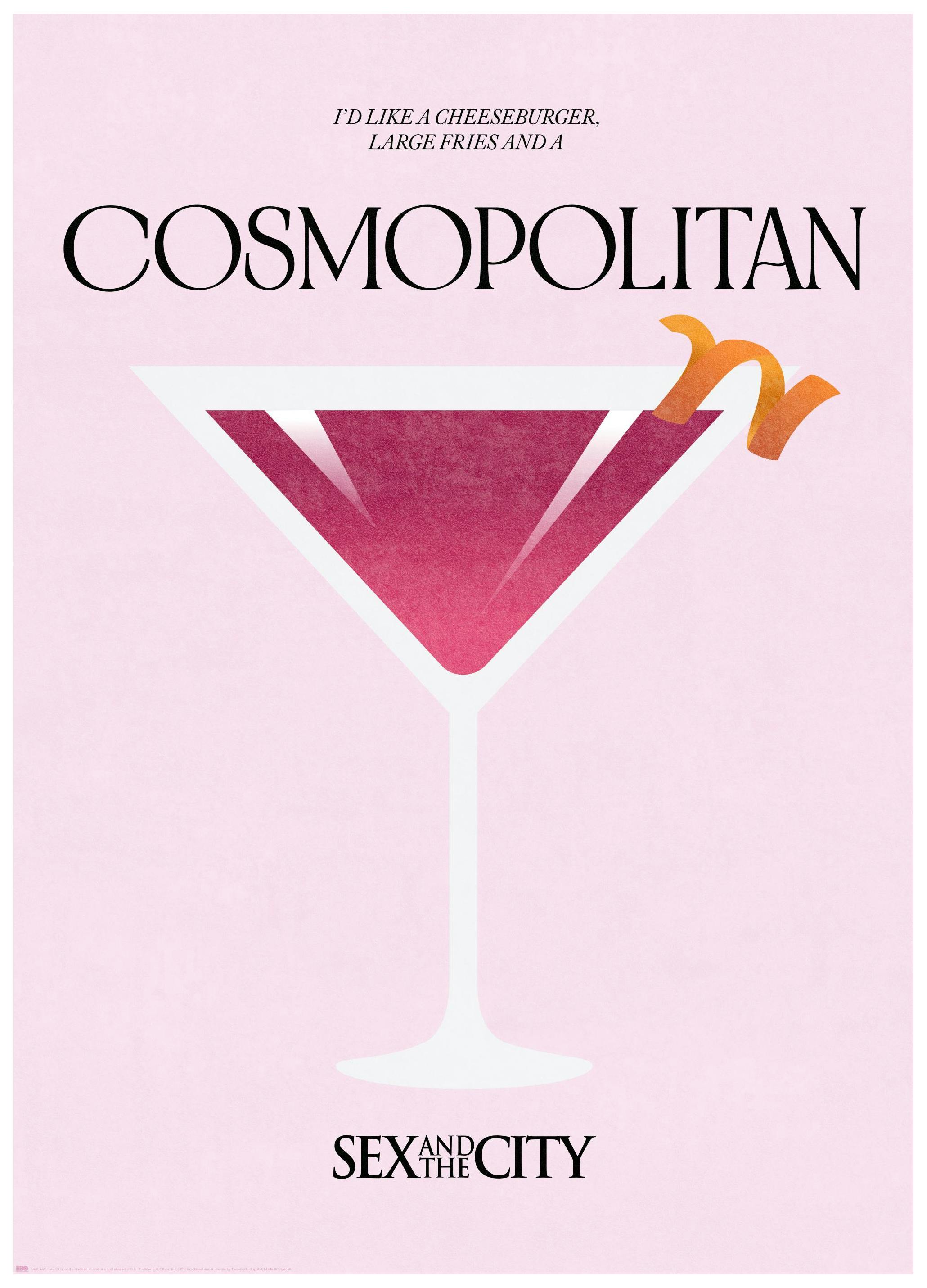 Sex and the City™ - Cosmopolitan Poster (30x40 cm) - Poster Store