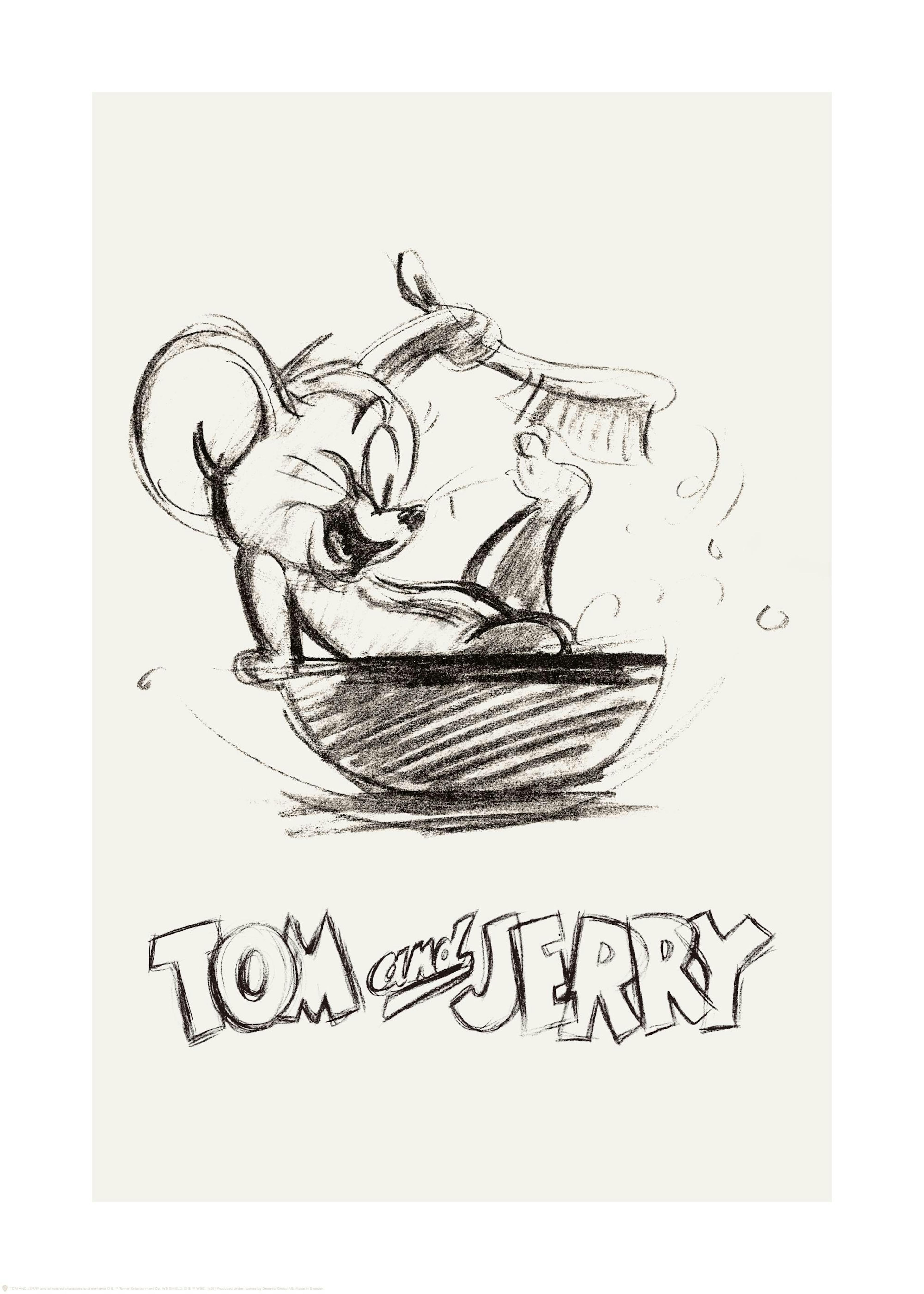 Tom & Jerry™ Sketch No1 Plakát 0