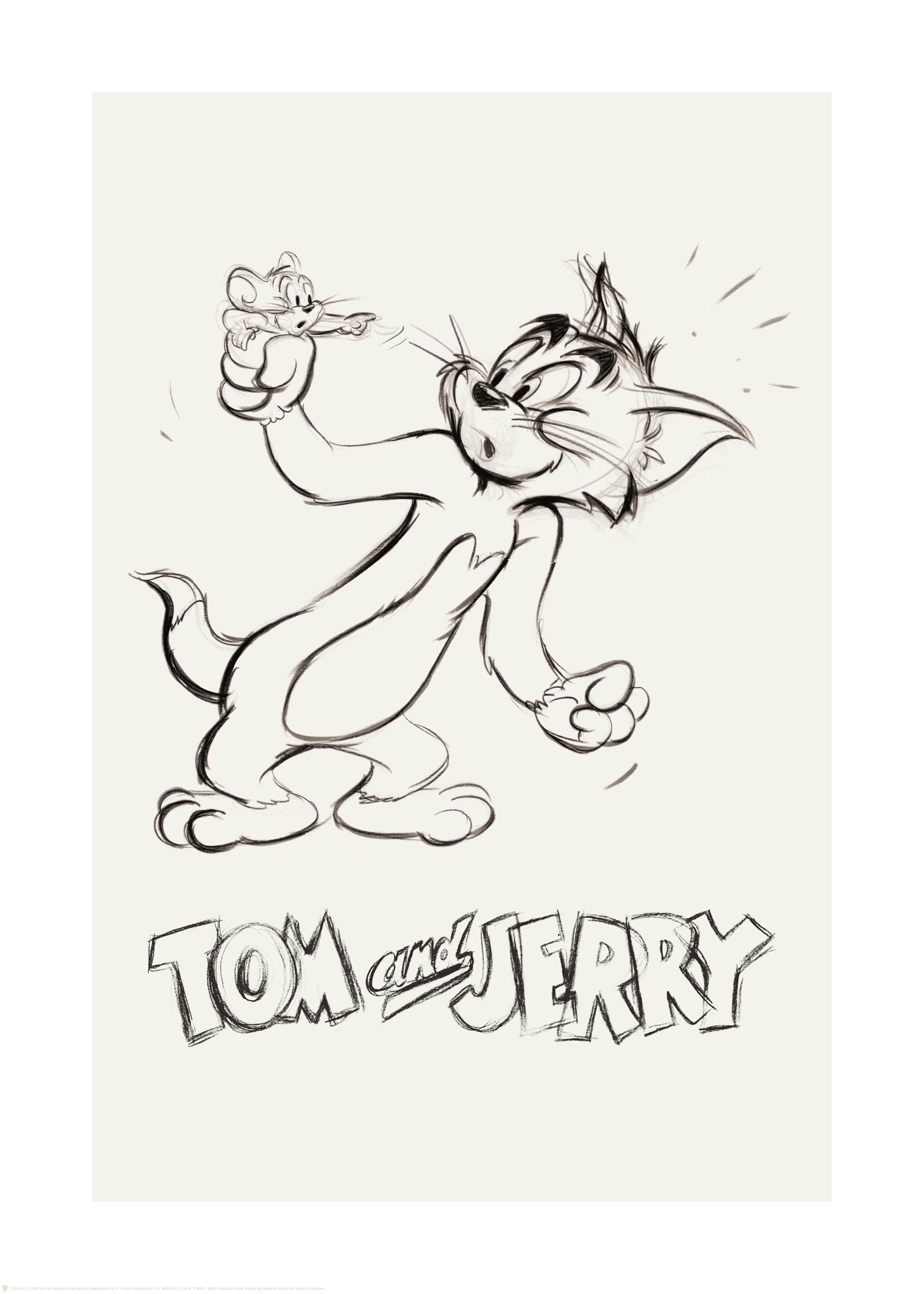 Tom & Jerry™ Sketch No2 Plakát 0