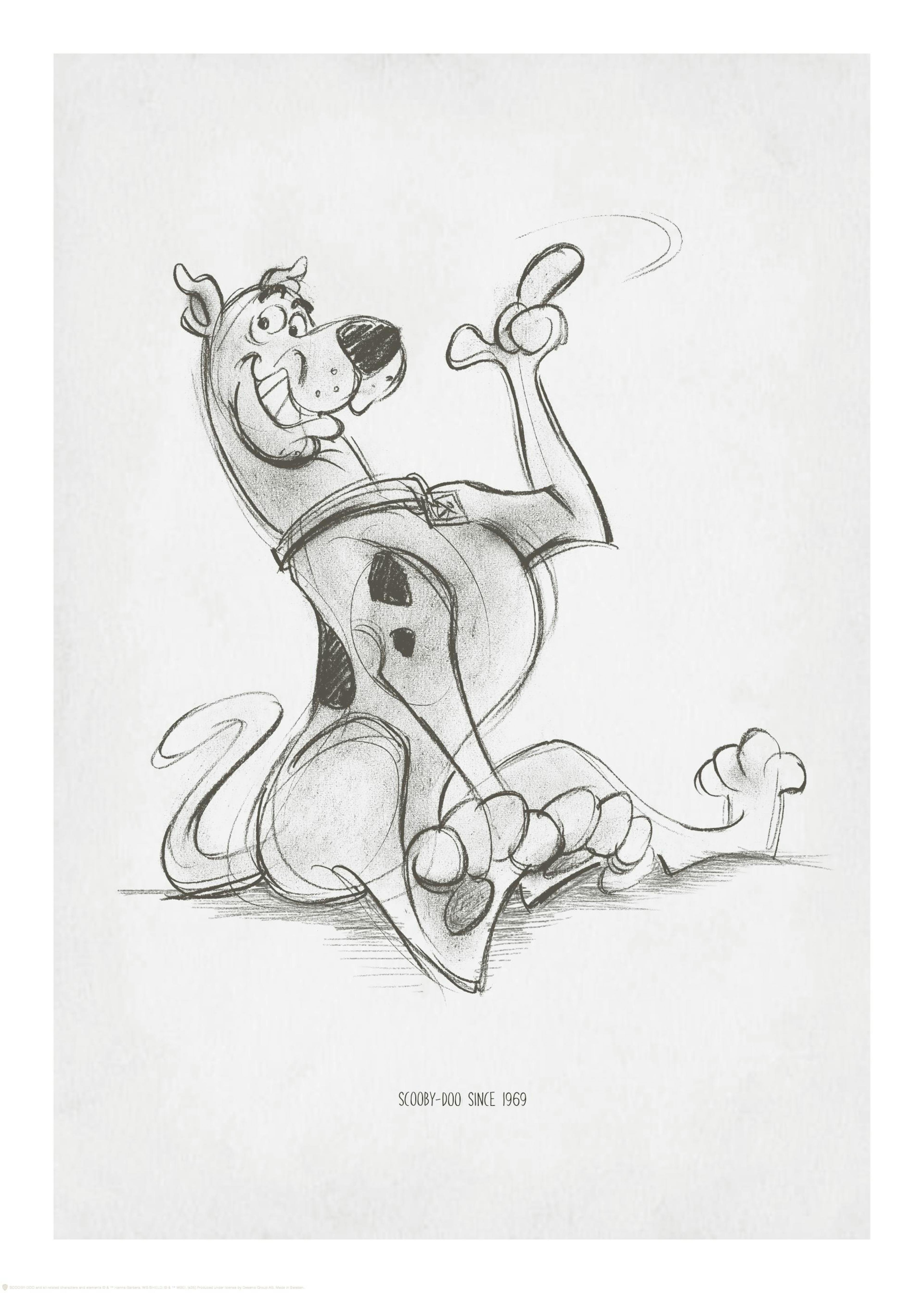 Scooby-Doo™ Sketch Poster 0