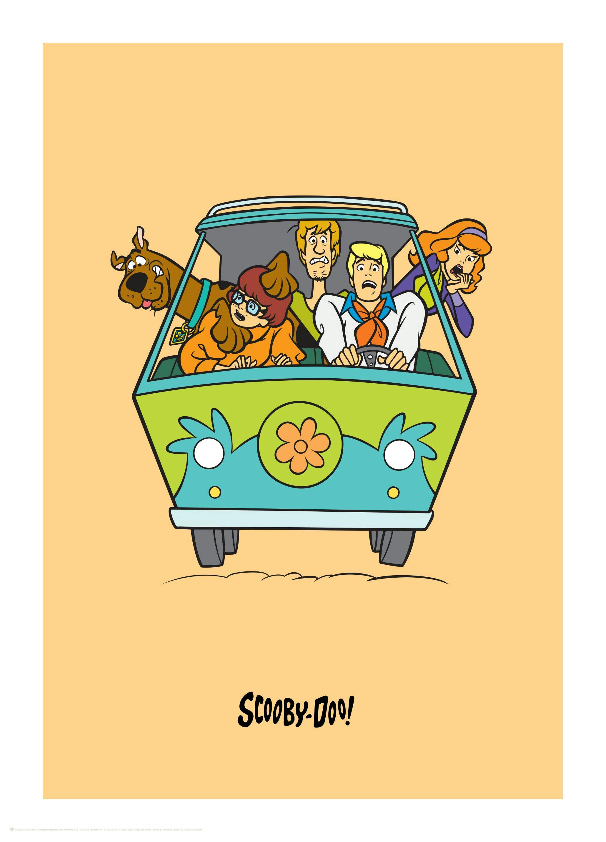 Scooby-Doo™ The Mystery Machine Plakat (30x40 cm) - Poster Store