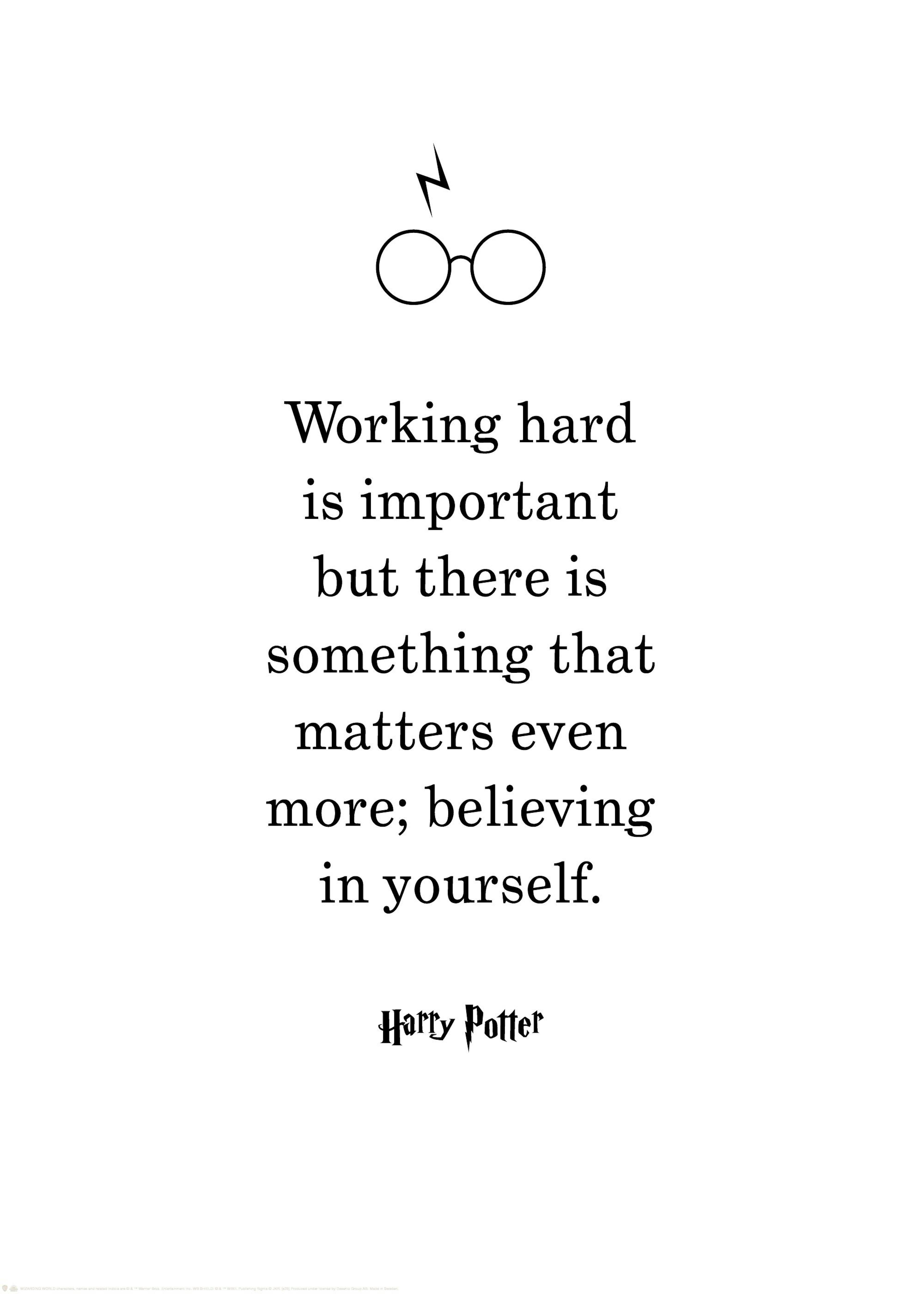 Harry Potter™ - Believe in Yourself Poster 0