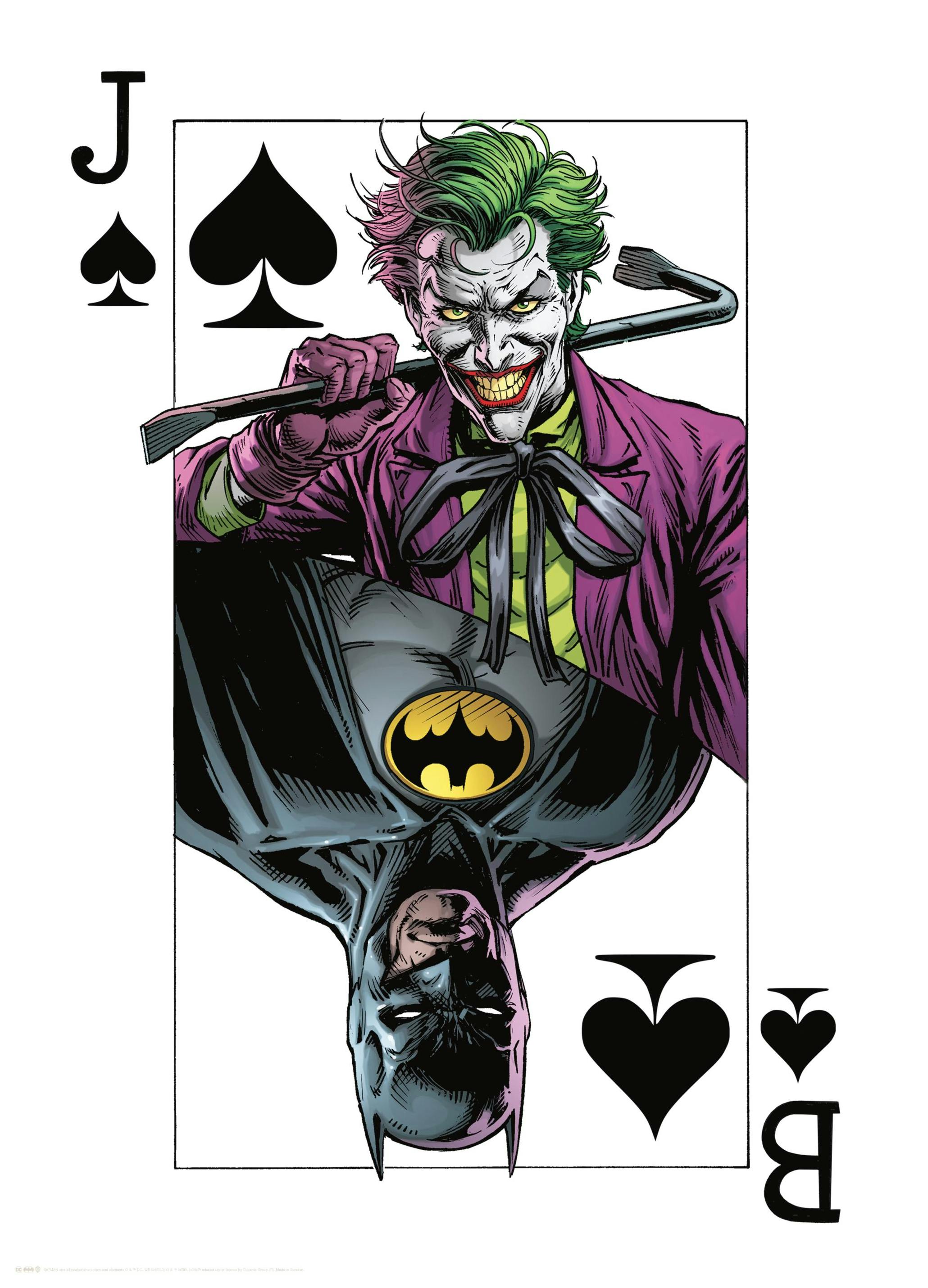 The Jokerâ¢ - The Joker vs Batman Poster (30x40 cm) - Poster Store