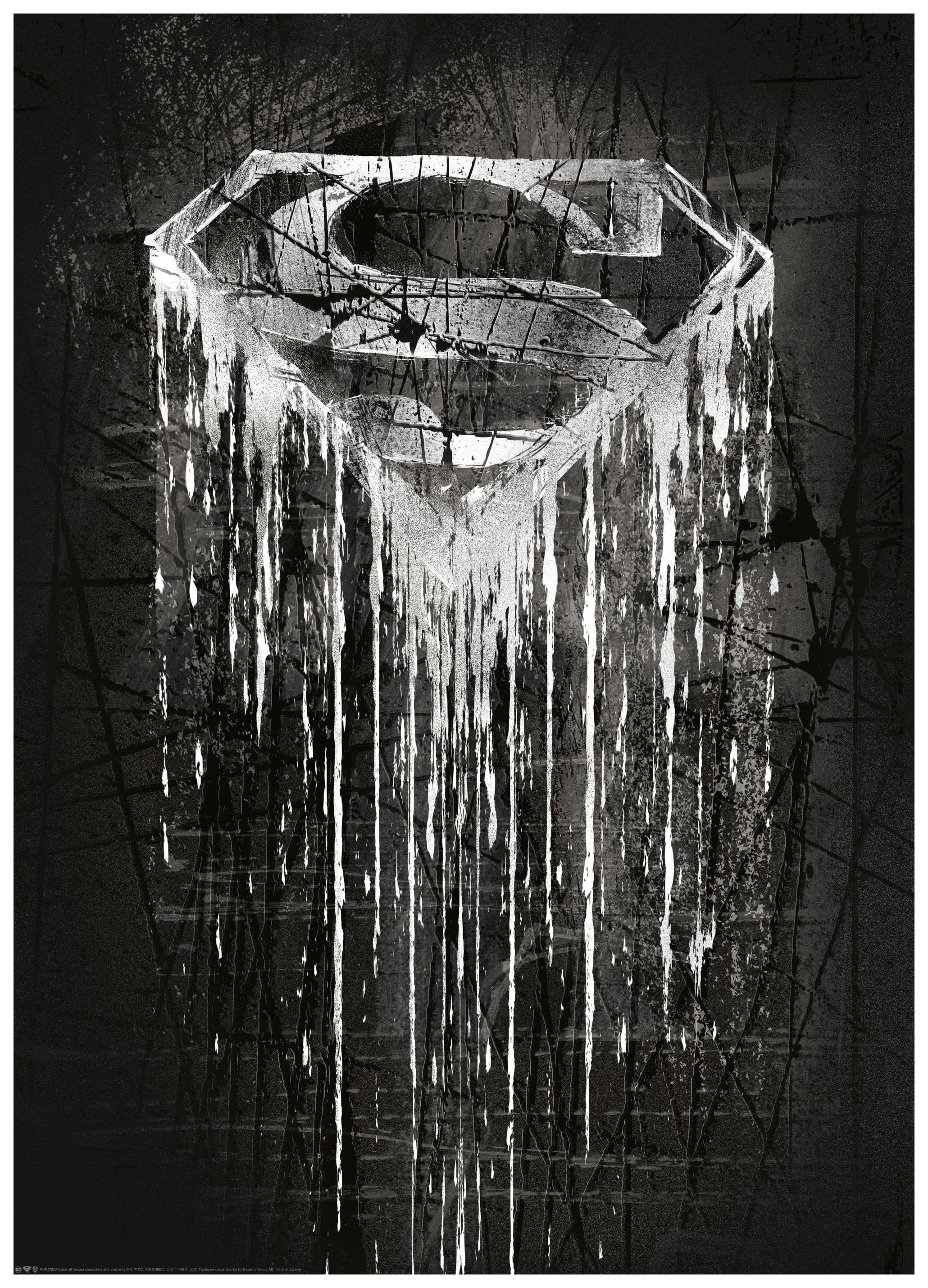 Superman™ - Carved Logo Poster (30x40 cm) - Poster Store