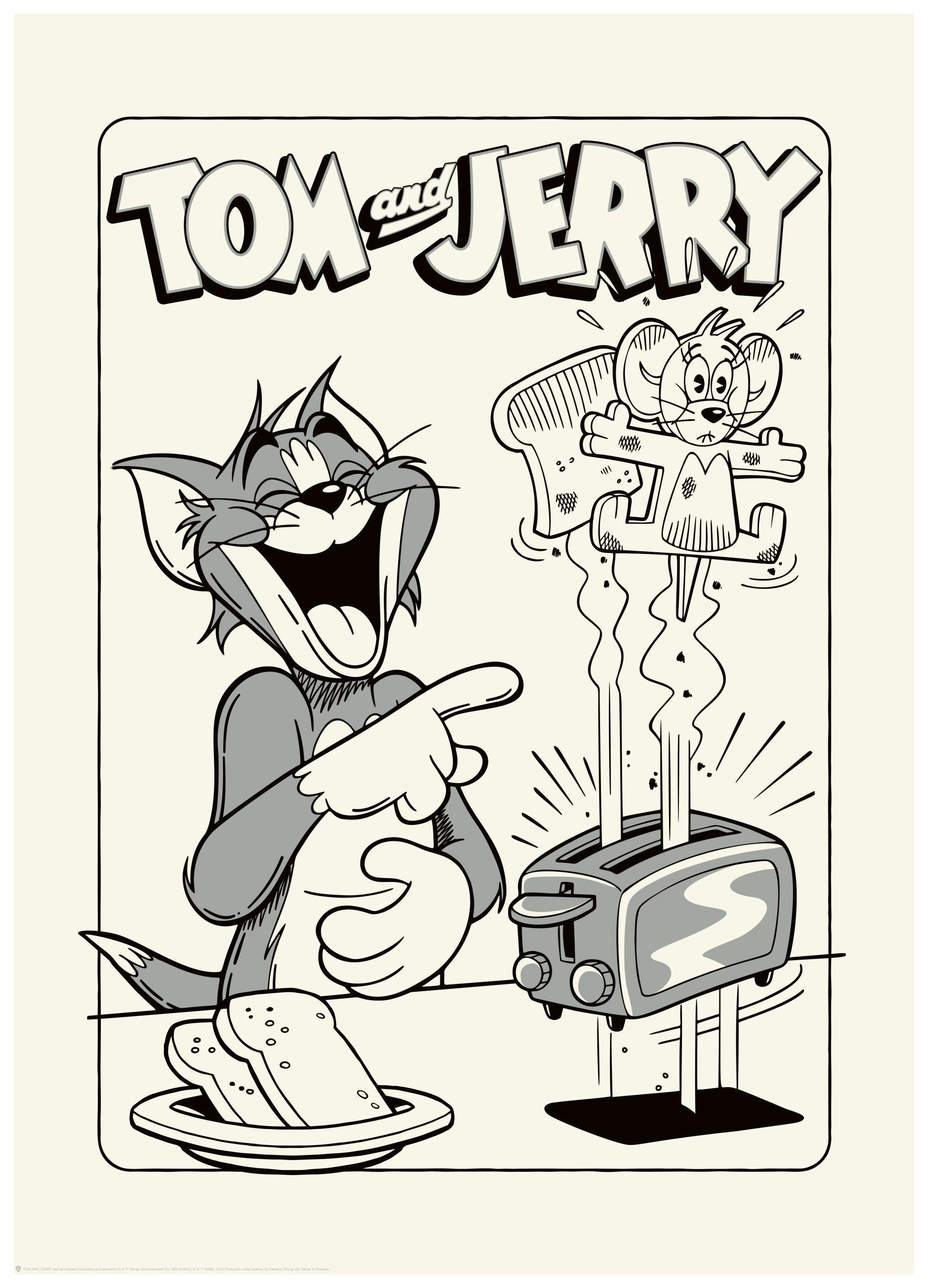 Tom & Jerry™ - Toasted Poster (50x70 cm) - Poster Store