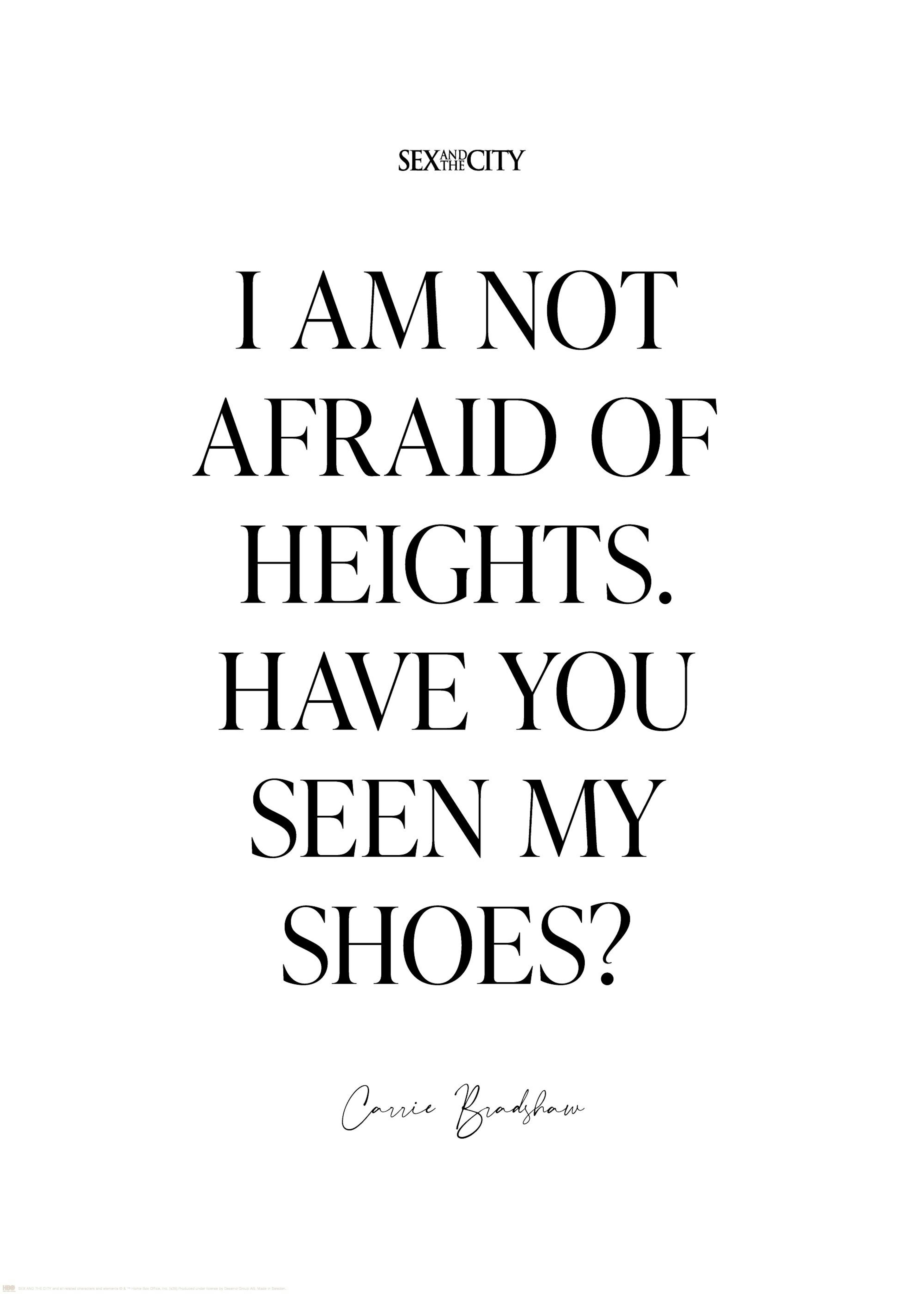 Sex and the City™ - Not Afraid of Heights Plakát 0