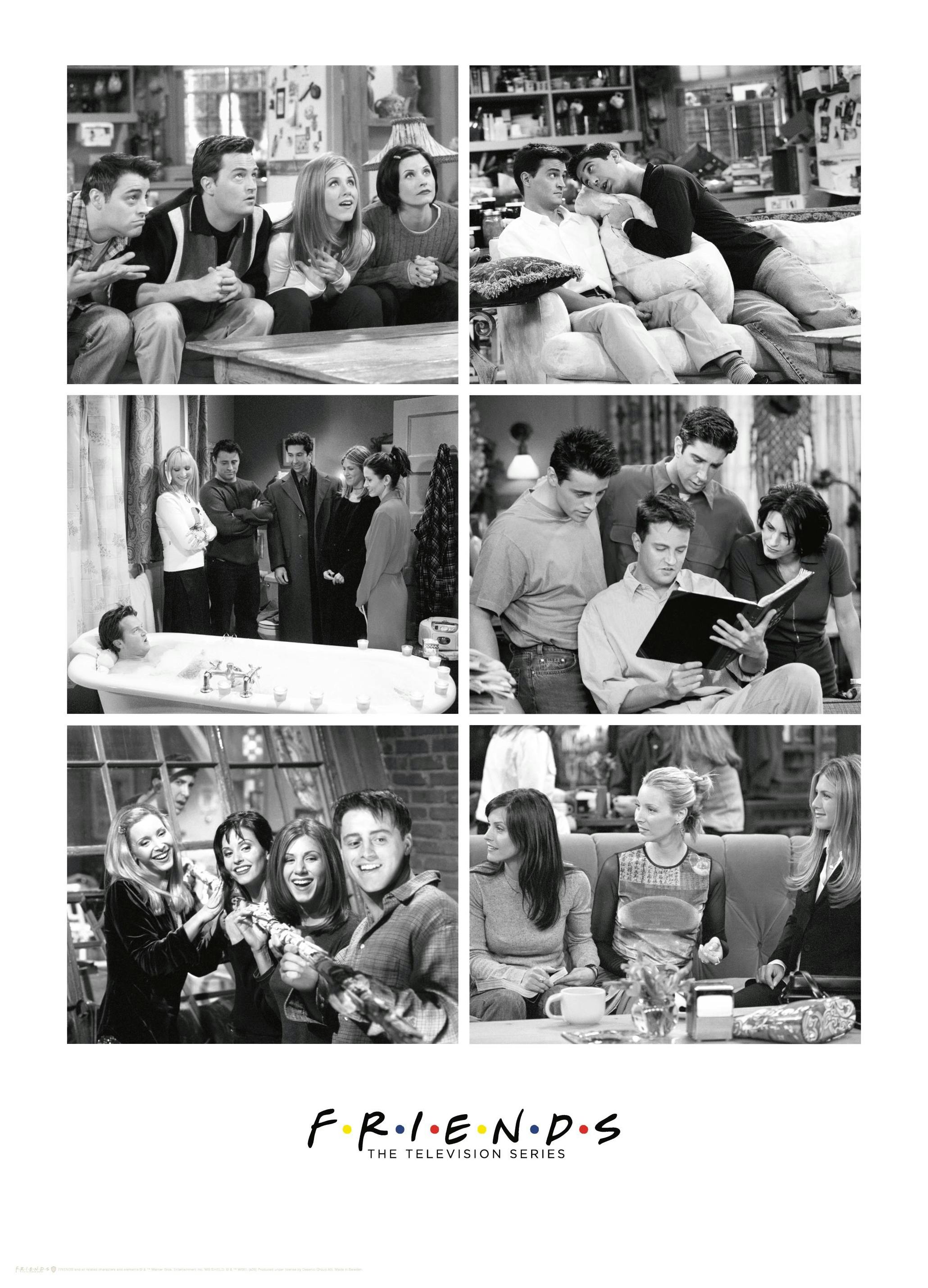 Friends™ - Photo Collage Plakat (50x70 cm) - Poster Store
