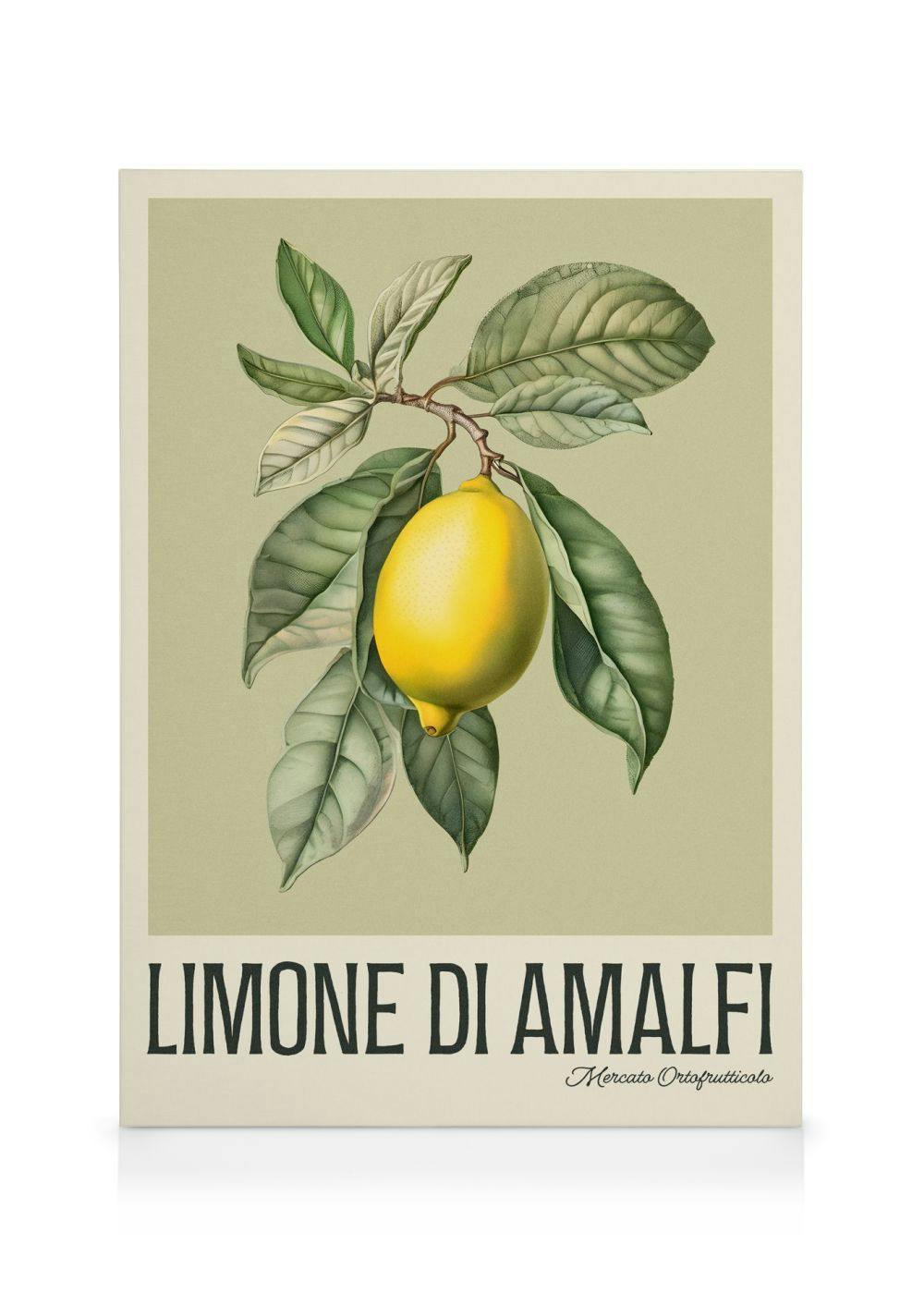 Canvas Prints - Limone di Amalfi Canvas print (50x70 cm - Oak Frame) - Poster Store