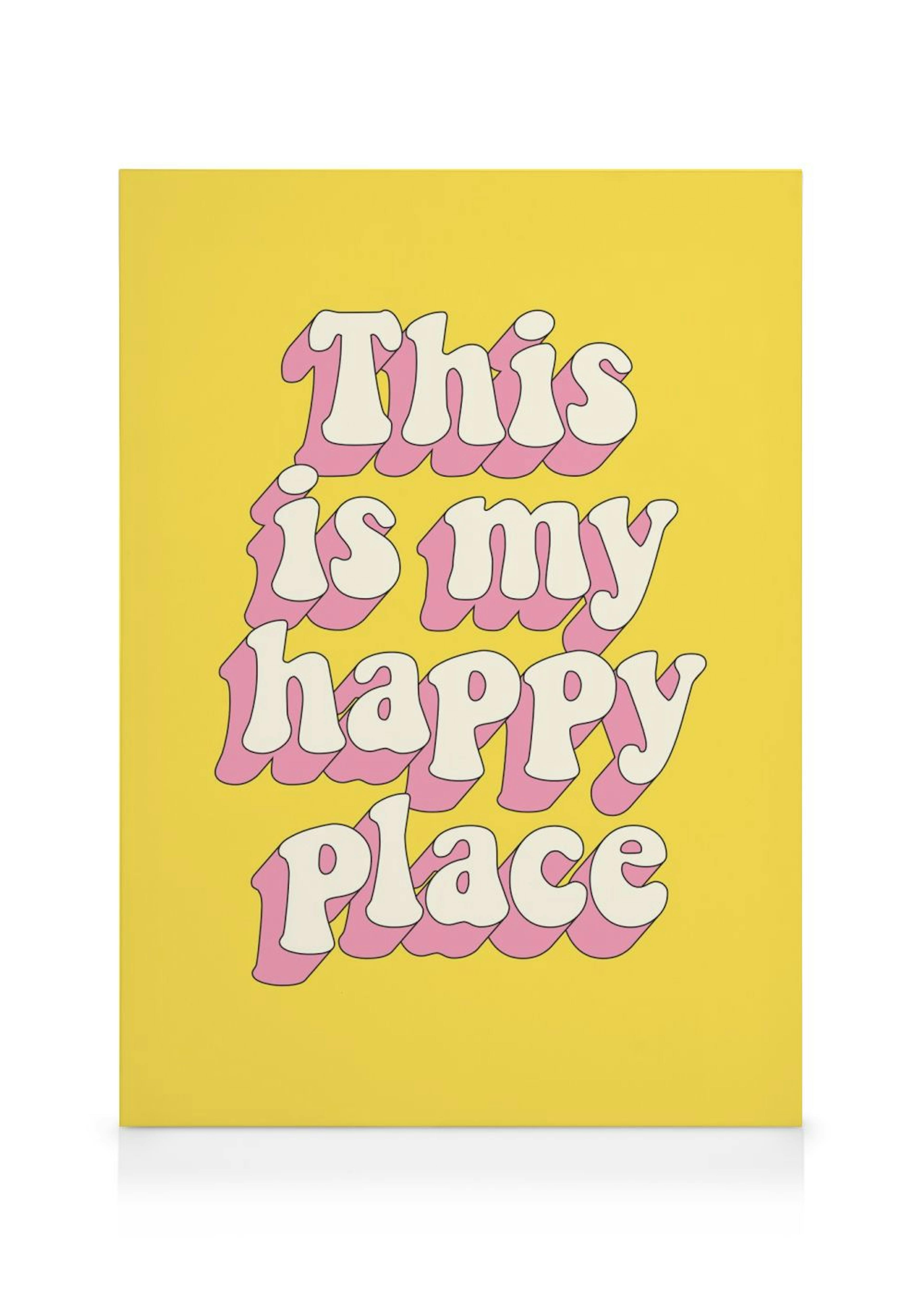 Happy Place Leinwandbild 0