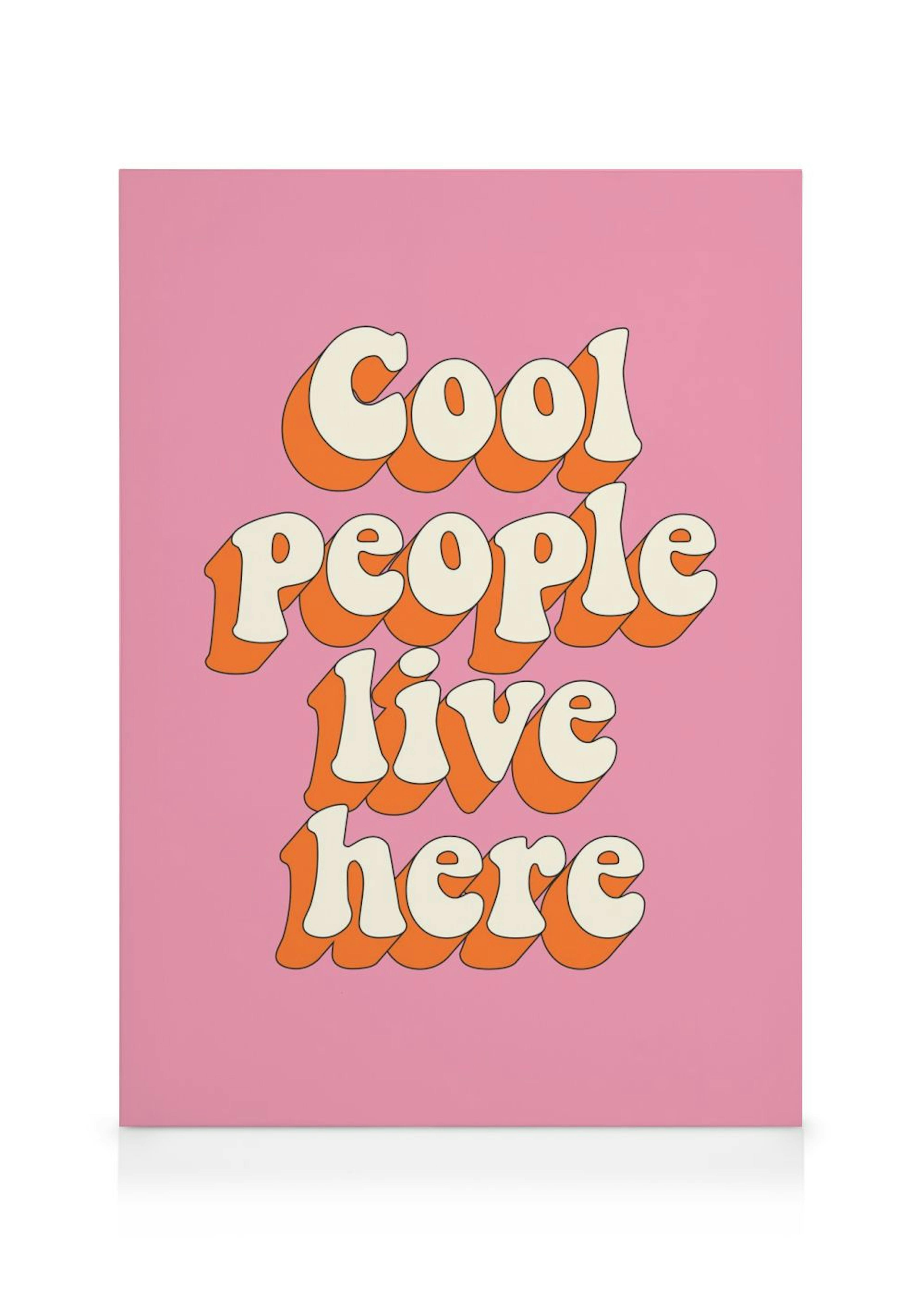 Cool People Leinwandbild 0