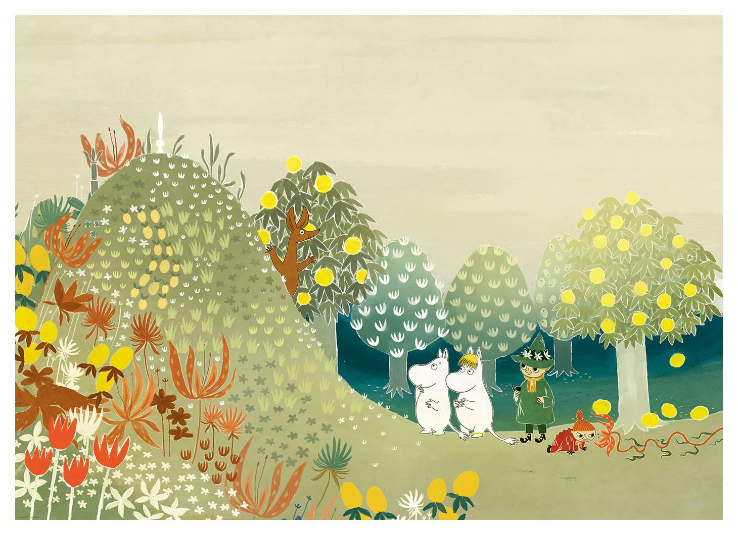 Moomin - Moominvalley Poster (21x30 cm) - Poster Store