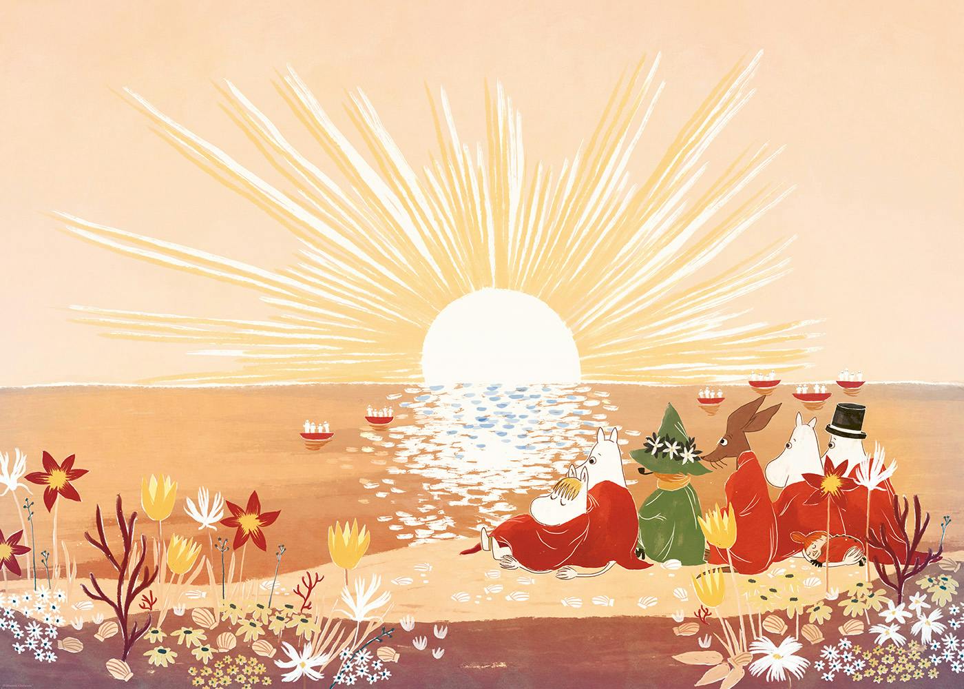 Moomin - Sunset by the Sea Poster 0