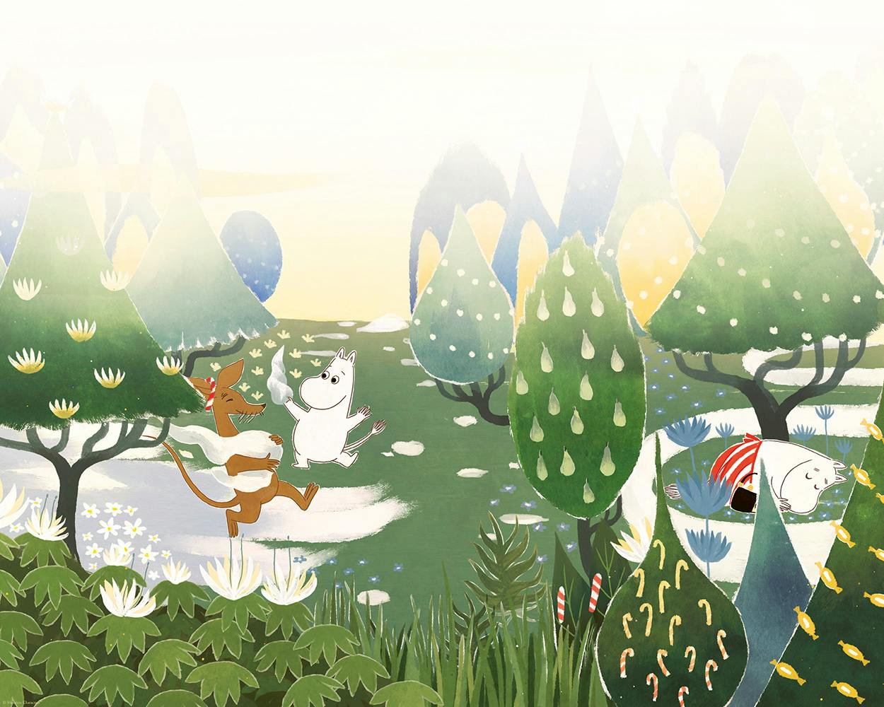 Moomin - In the Garden Poster 0