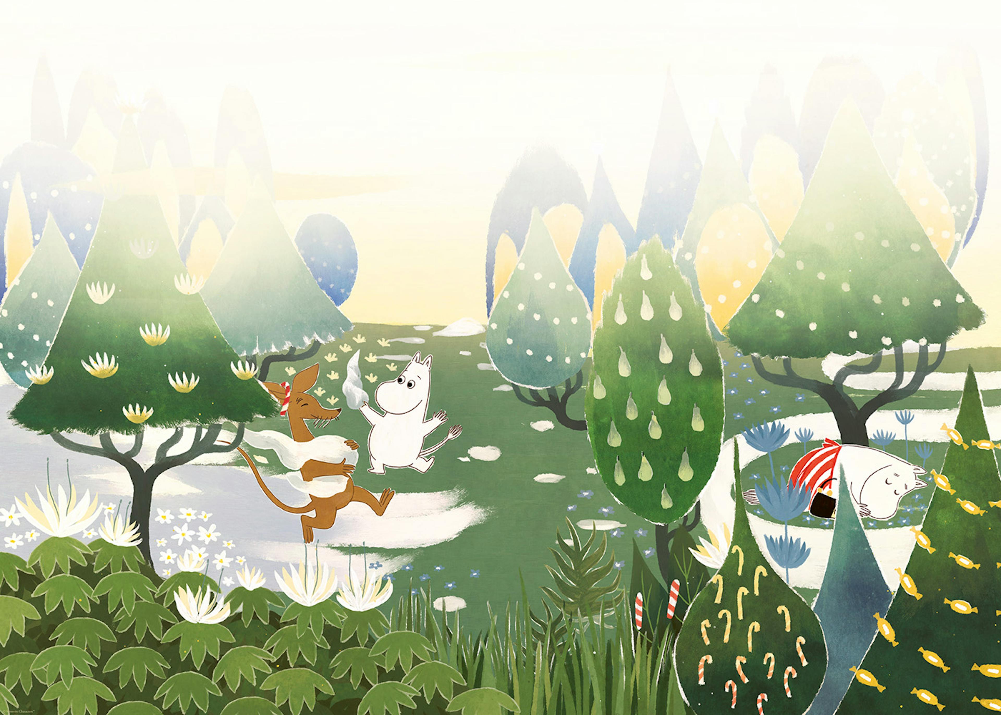 Moomin - In the Garden Poster 0