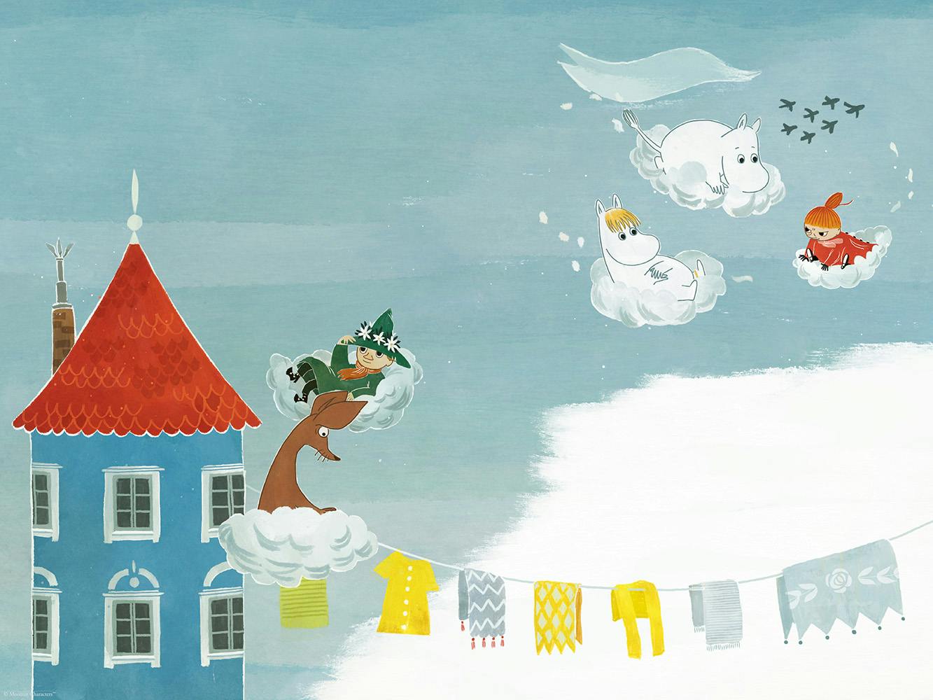 Moomin - Cloud Surfing Poster 0