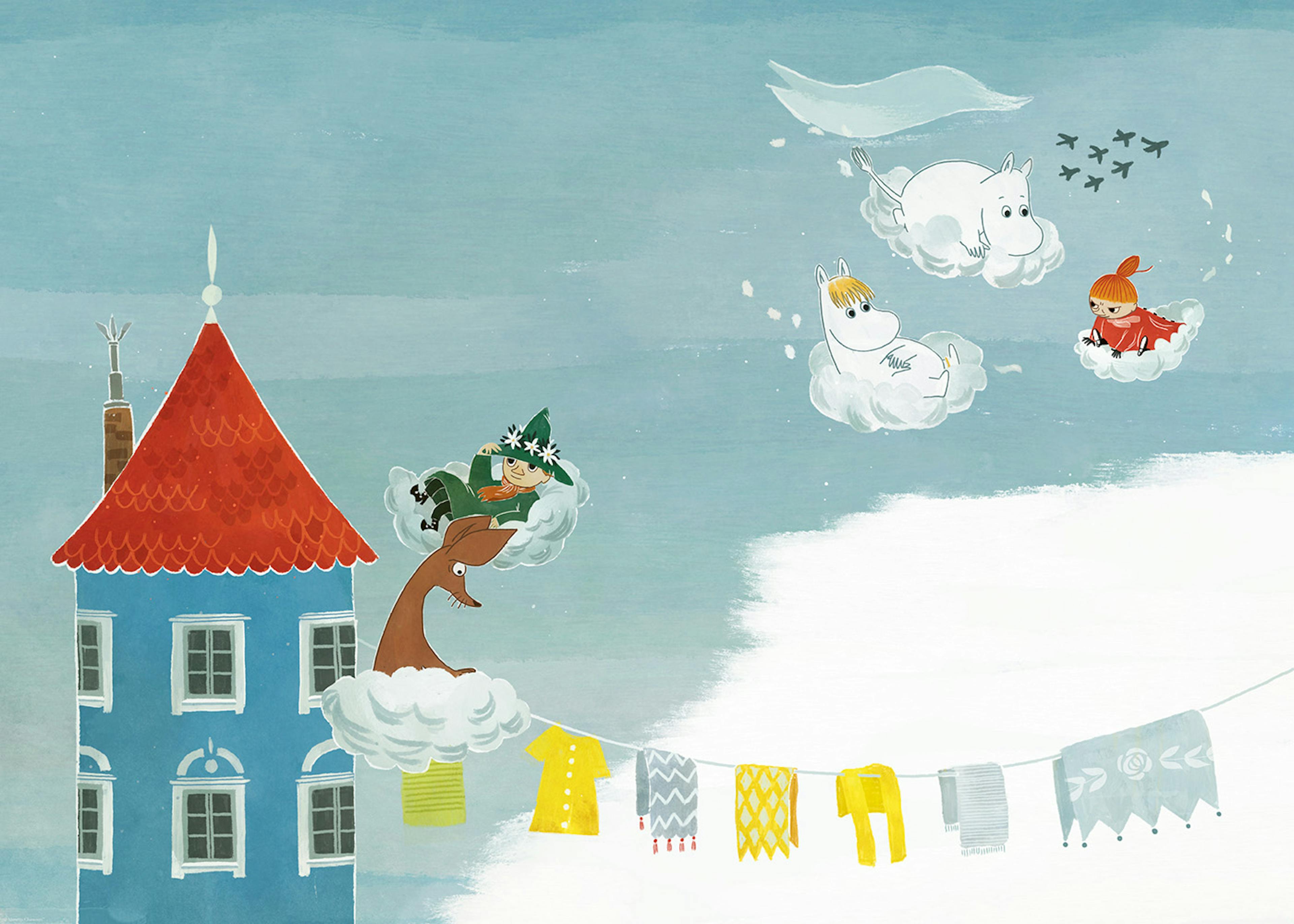 Moomin - Cloud Surfing Poster 0
