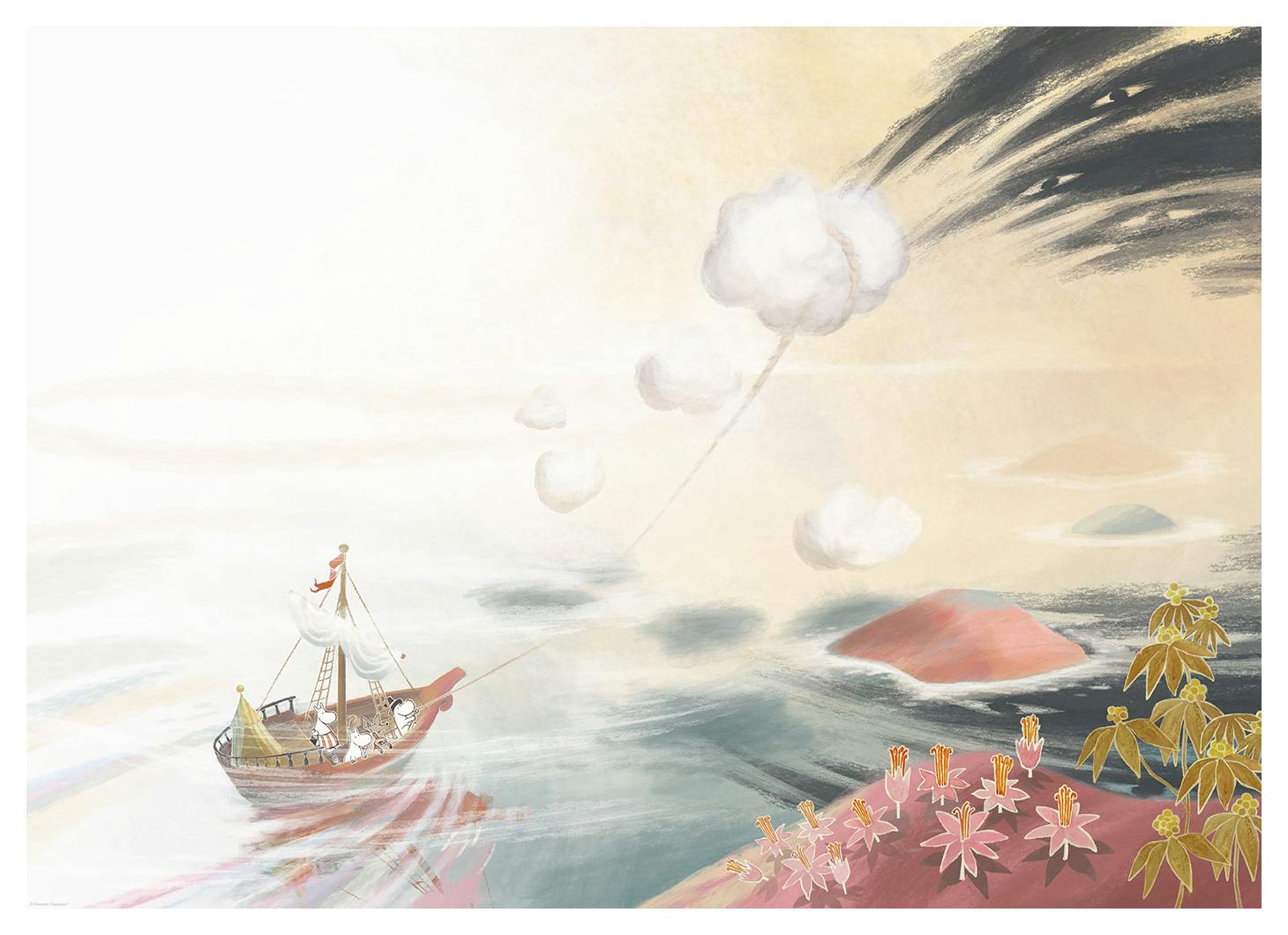 Moomin - The Cloud and the Sea Affiche (50x70 cm) - Poster Store