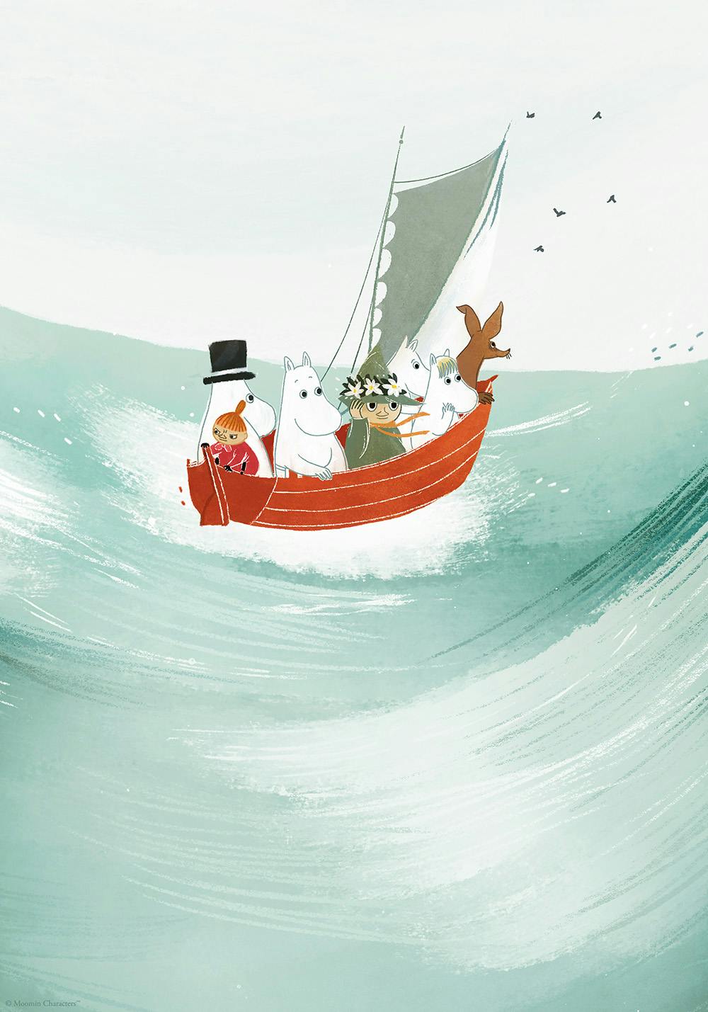 Moomin Sailing with Friends Poster 0