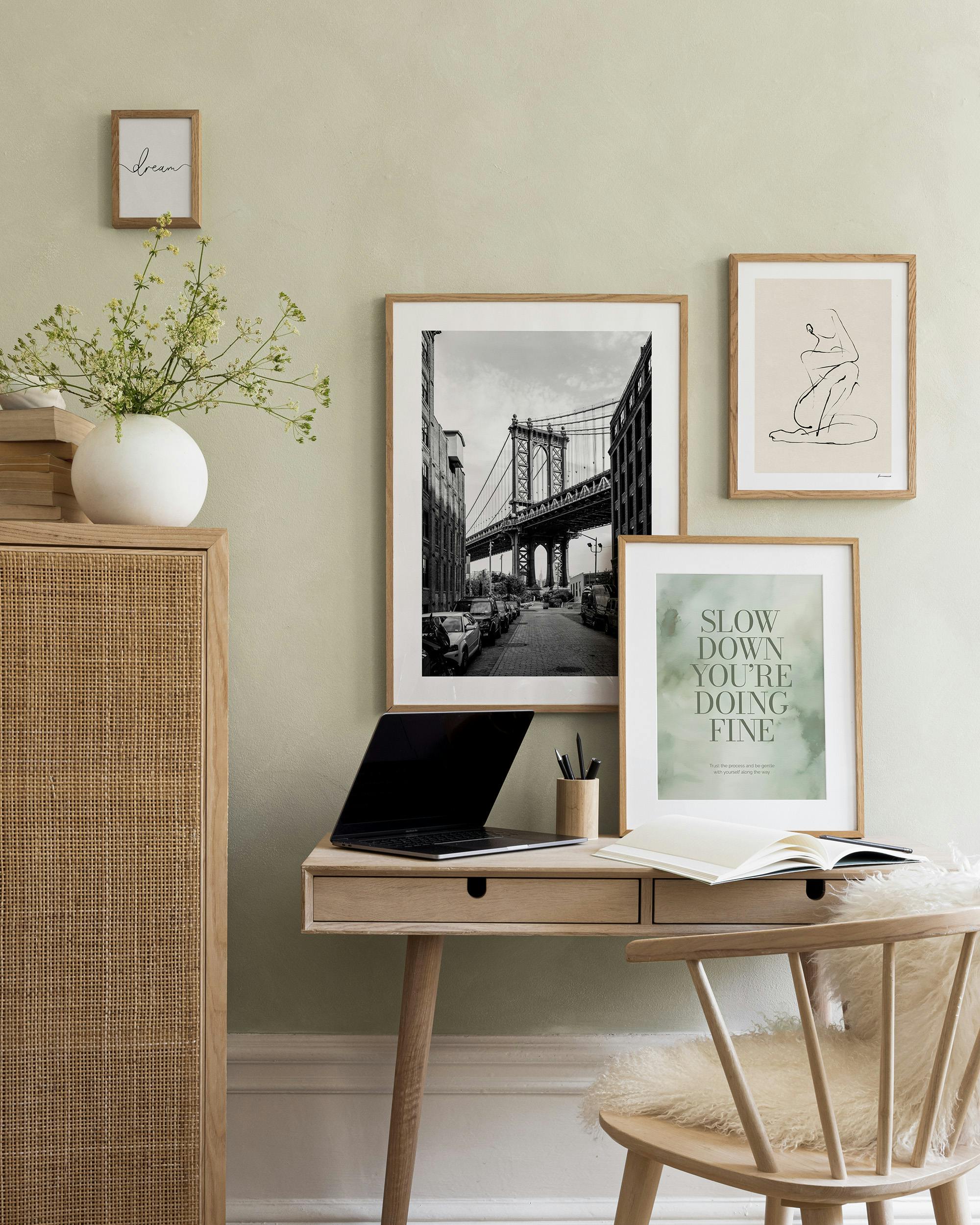 Calm Space bildevegg (ONE SIZE) - Poster Store