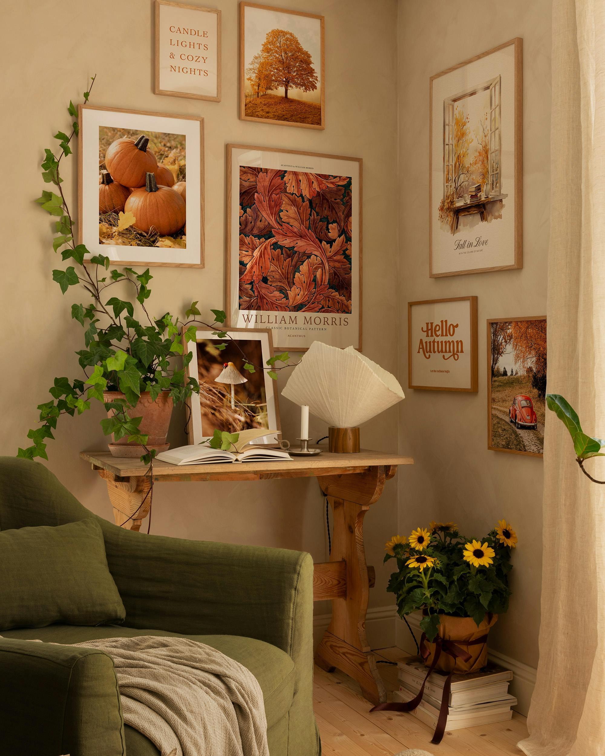 Autumn Colors gallery wall (ONE SIZE) - Poster Store