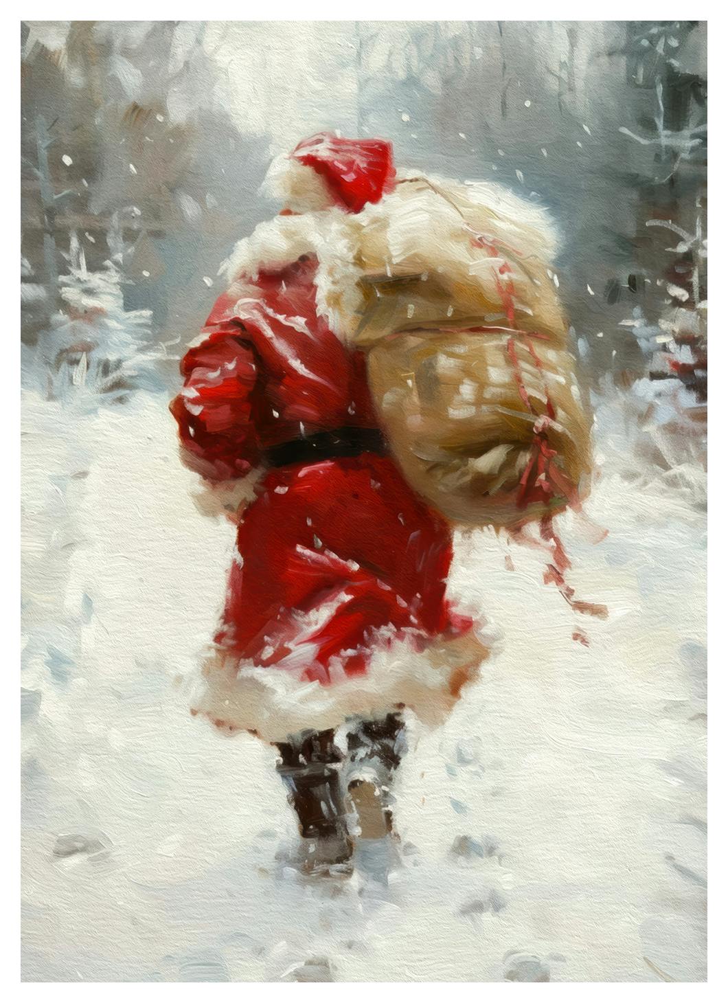 On Christmas Eve Poster (13x18 cm) - Poster Store