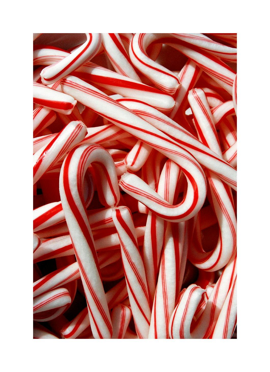 Candy Canes Poster (50x70 cm) - Poster Store