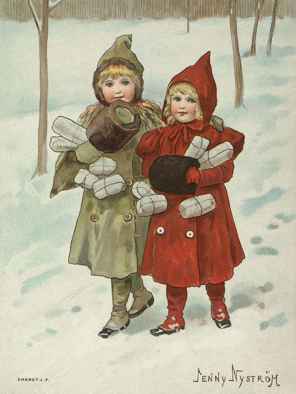 Jenny Nyström - Winter Girls Poster 0