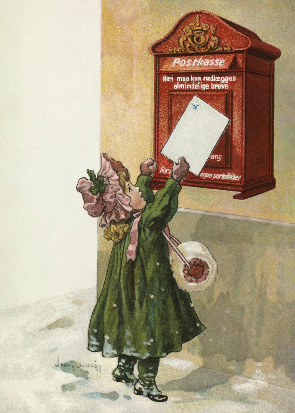 Jenny Nyström - Sending Postcard Plakát 0