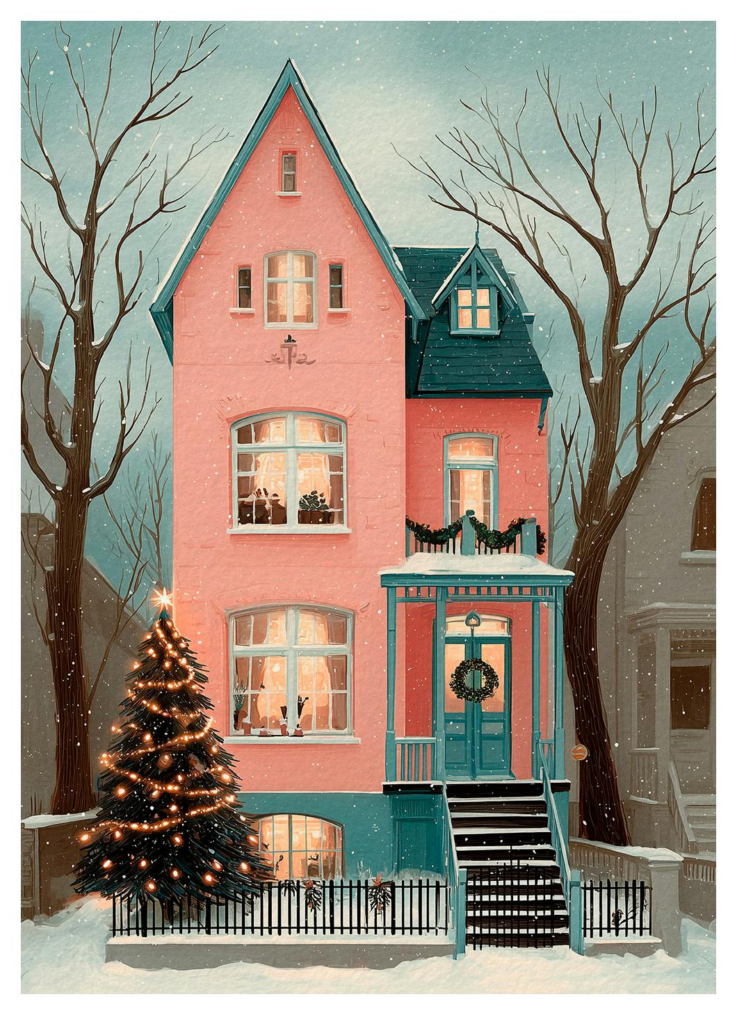 Holly Home Poster (50x70 cm) - Poster Store