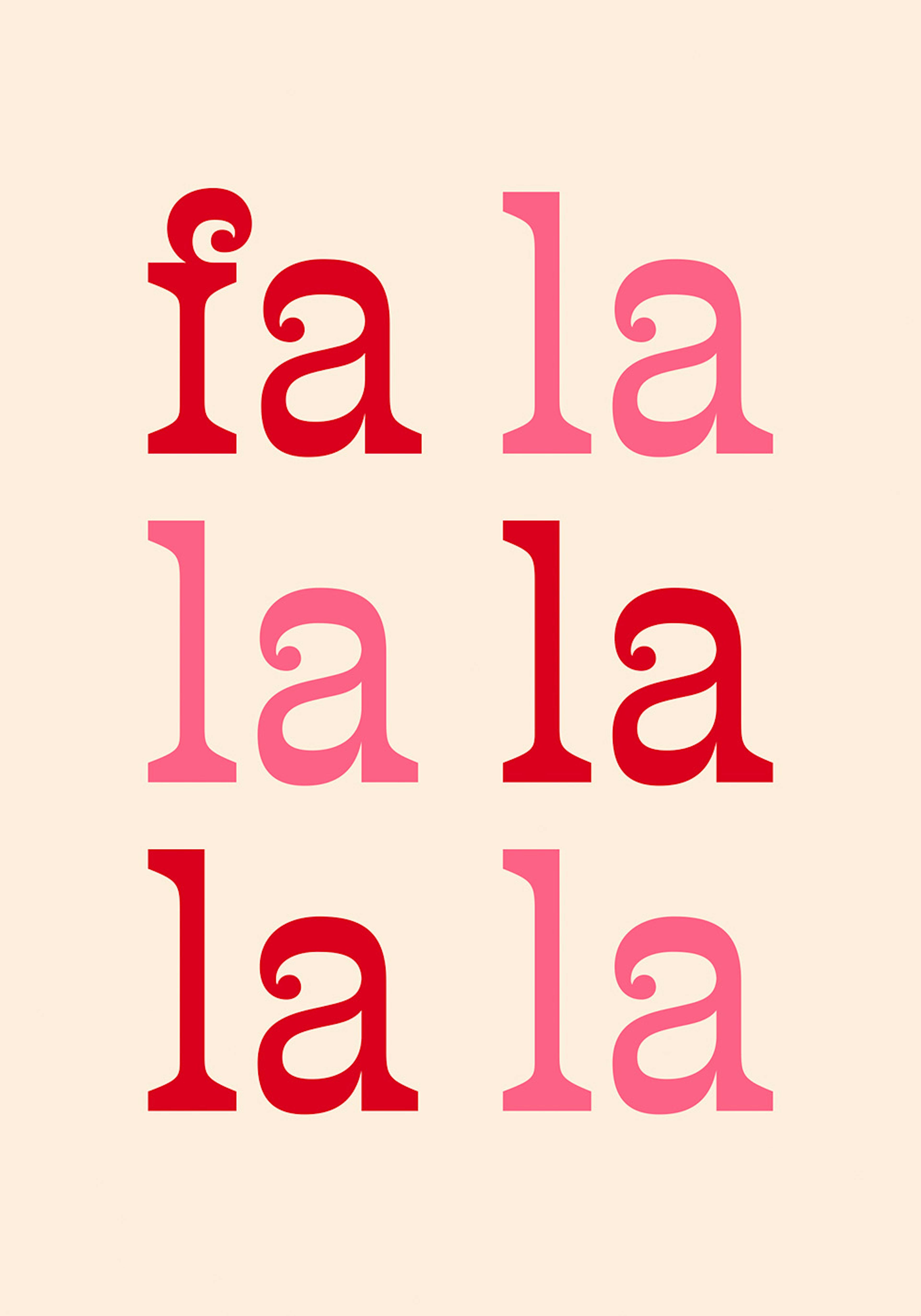 Fa La La Poster 0