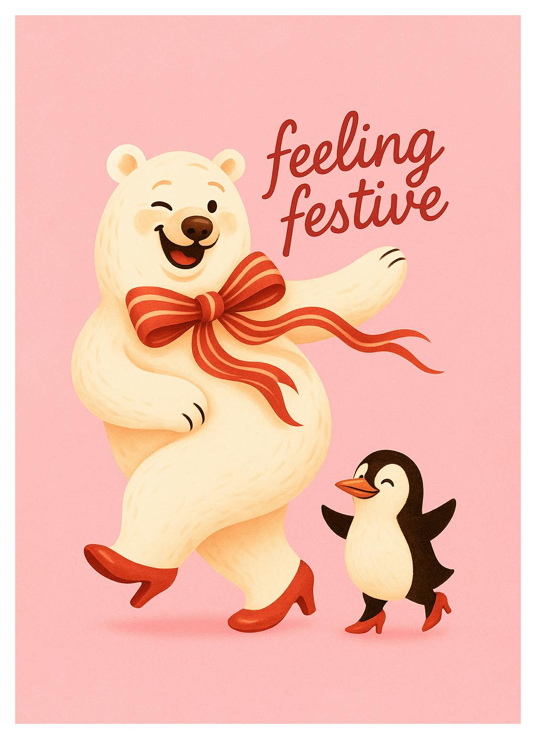 Feeling Festive Poster (50x70 cm) - Poster Store