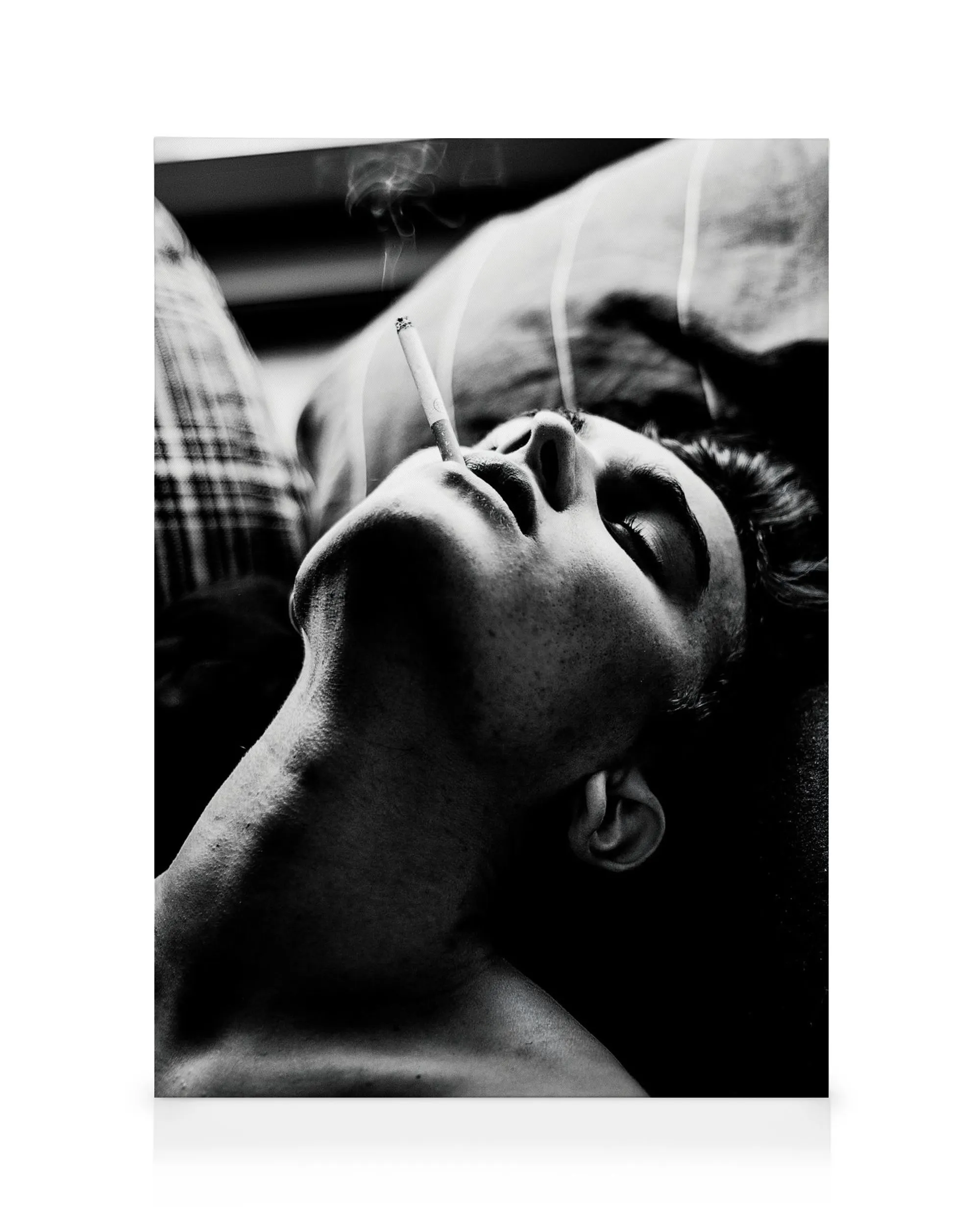Smoking In Bed Canvas print 0