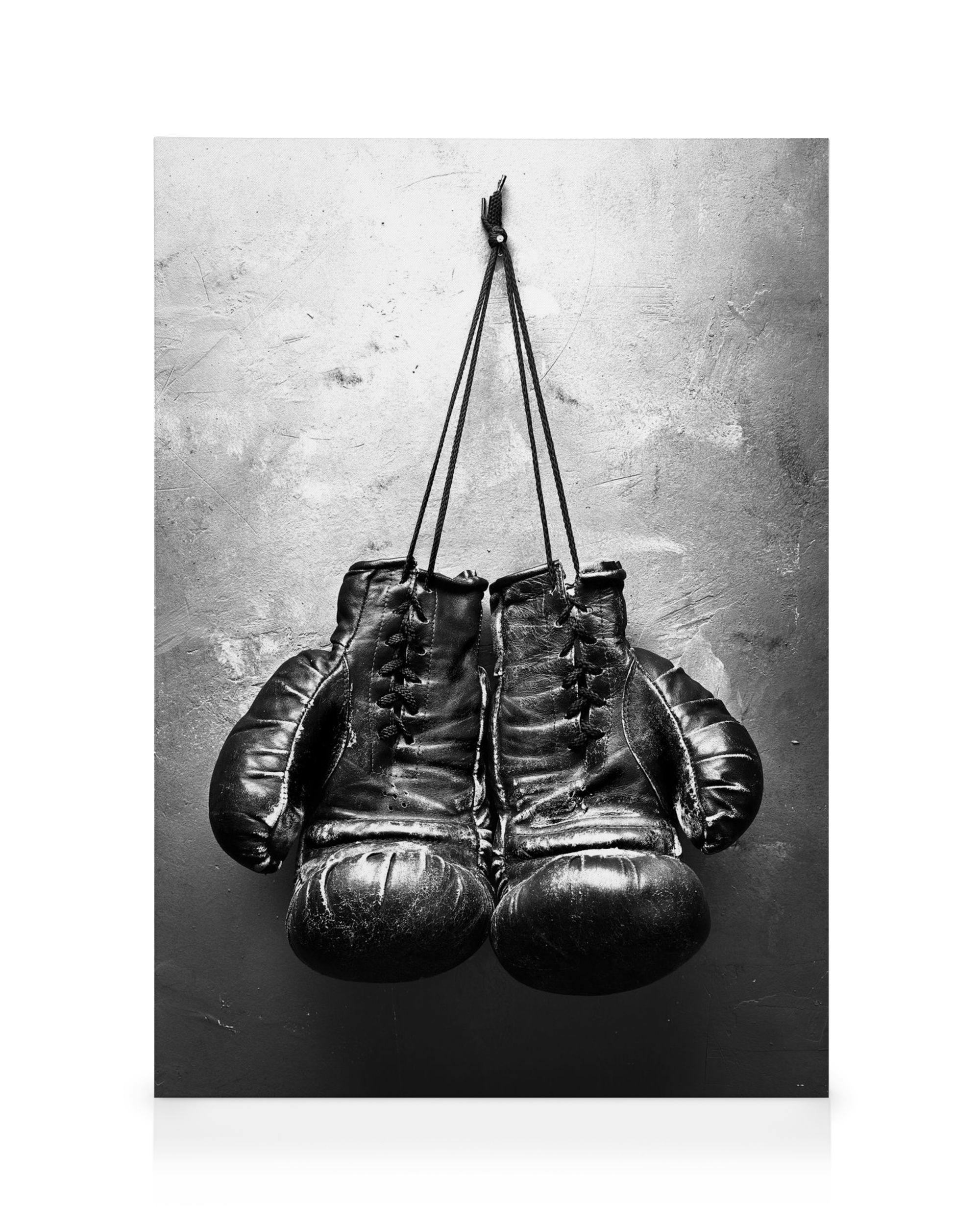 Canvastavlor - Boxare, Canvastavla (30 x 40 cm - Svart ram) - Poster Store