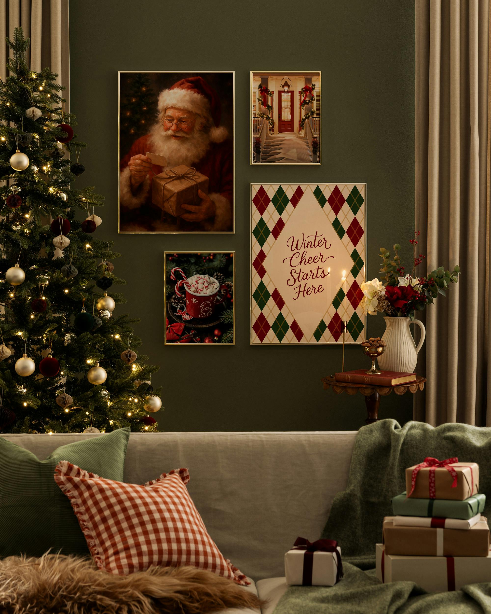 Prints Winter Cheer Poster Pack (ONE SIZE) - Poster Store