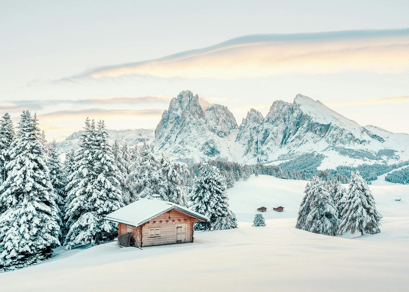 Winter on Seiser Alm Poster 0