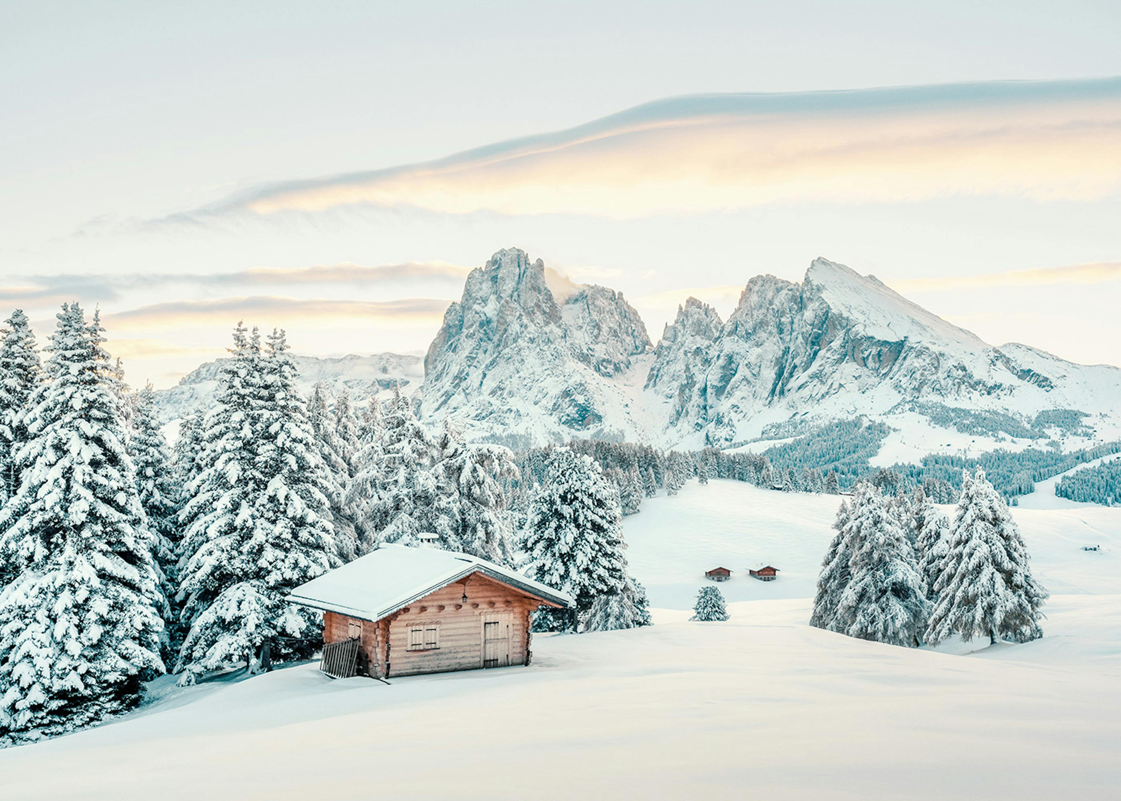 Winter on Seiser Alm Poster 0