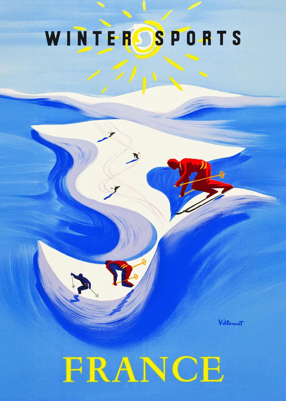 Winter Sports France Poster 0