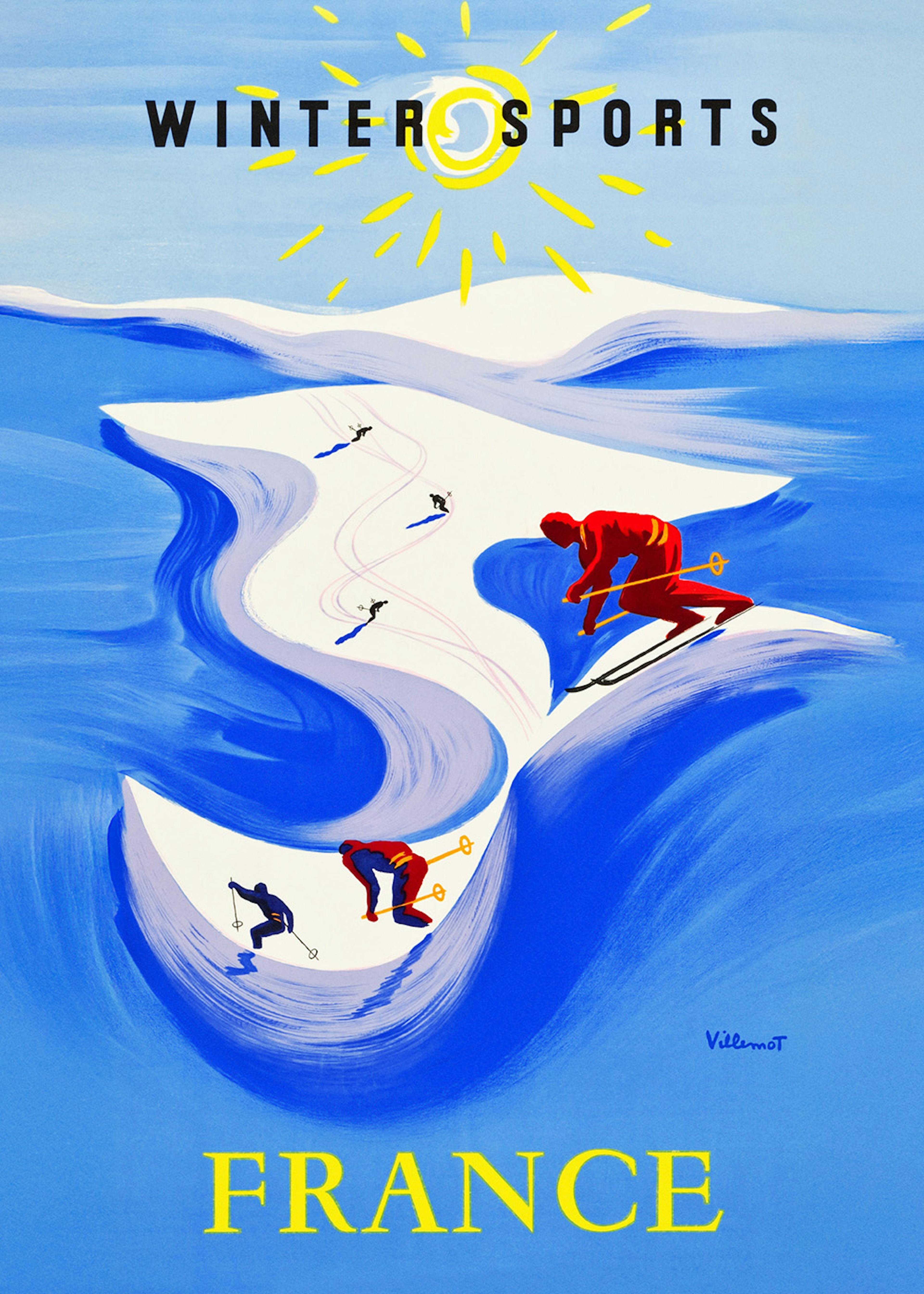 Winter Sports France Poster 0
