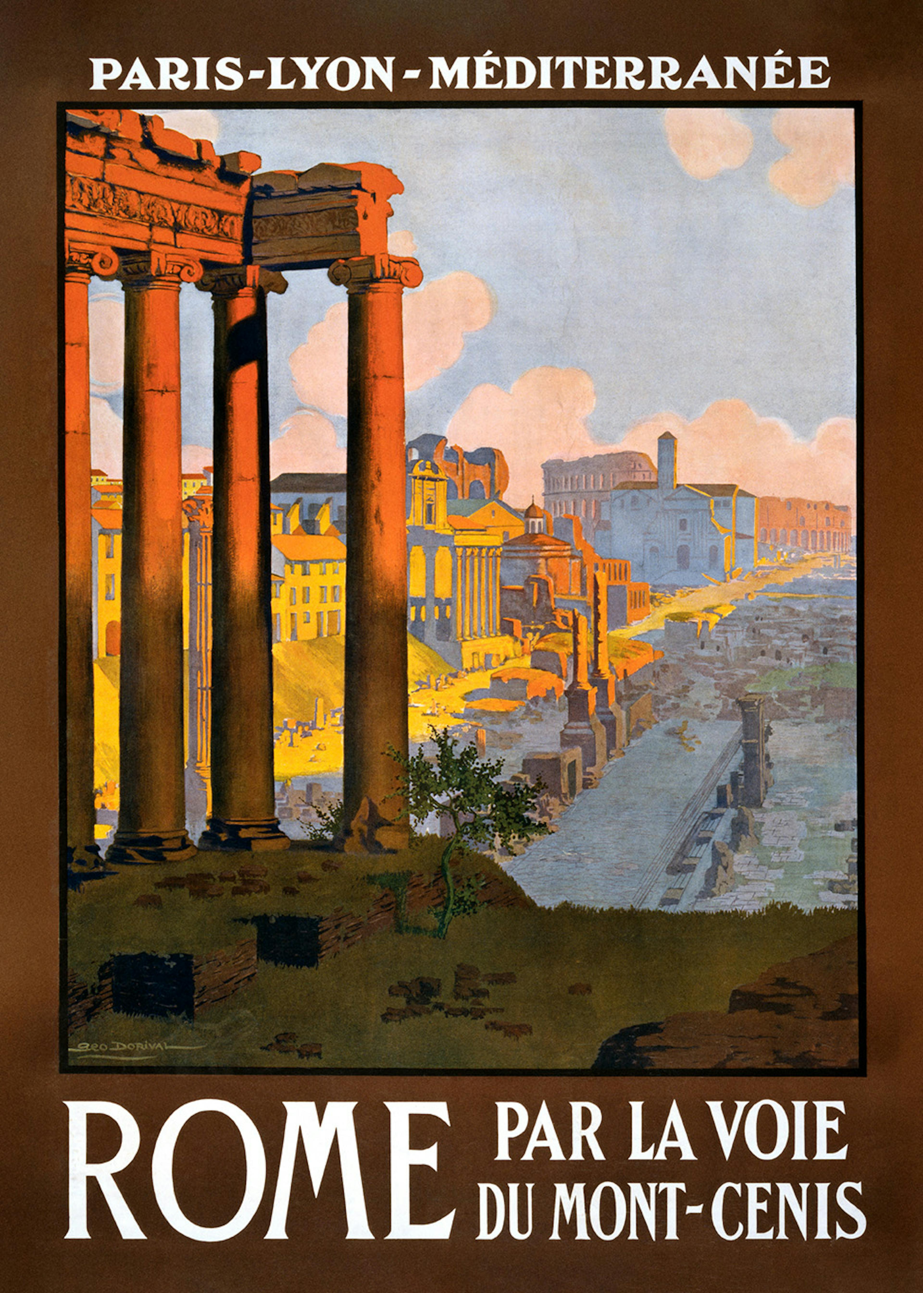 빈티지 로마 포스터 0