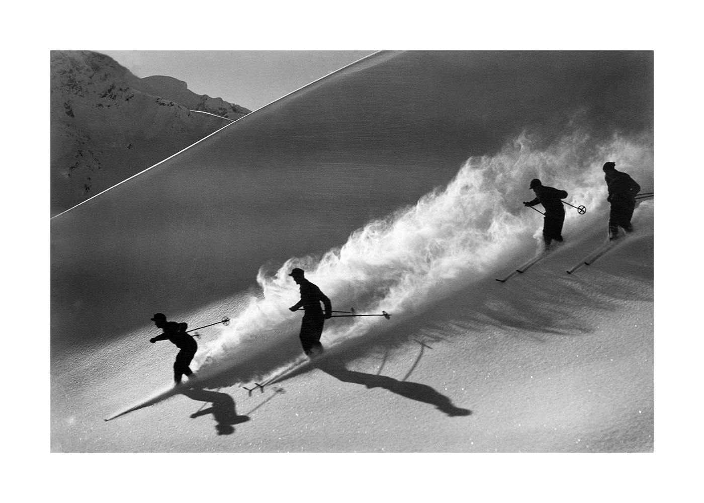 Off Piste Skiing Poster 0