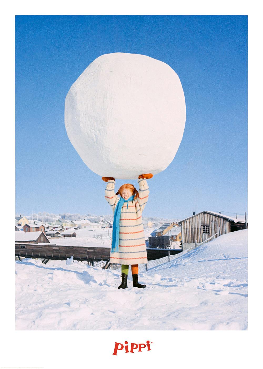 Pippi Longstocking and Snowball Poster 0