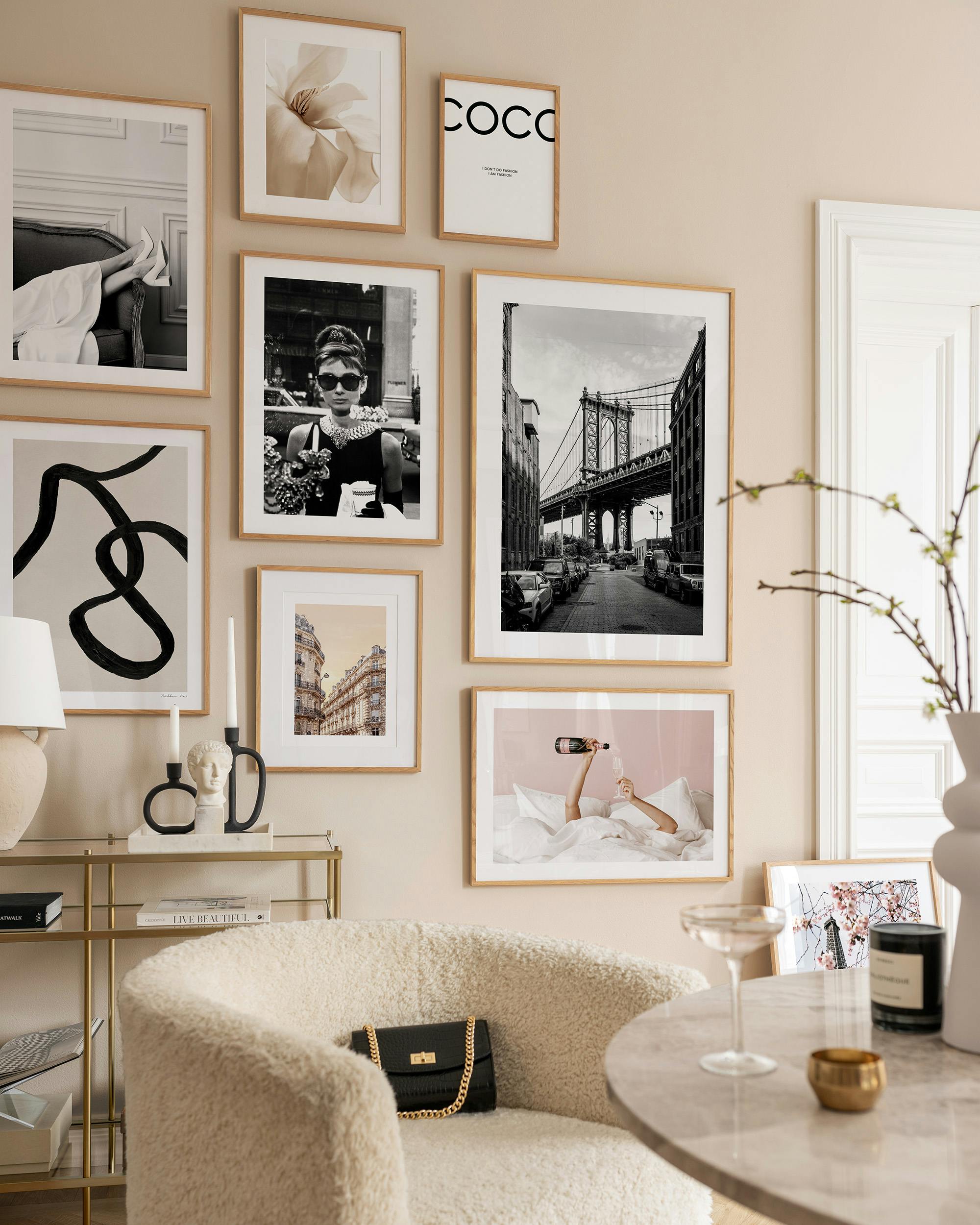 Fashionista gallery wall (ONE SIZE) - Poster Store