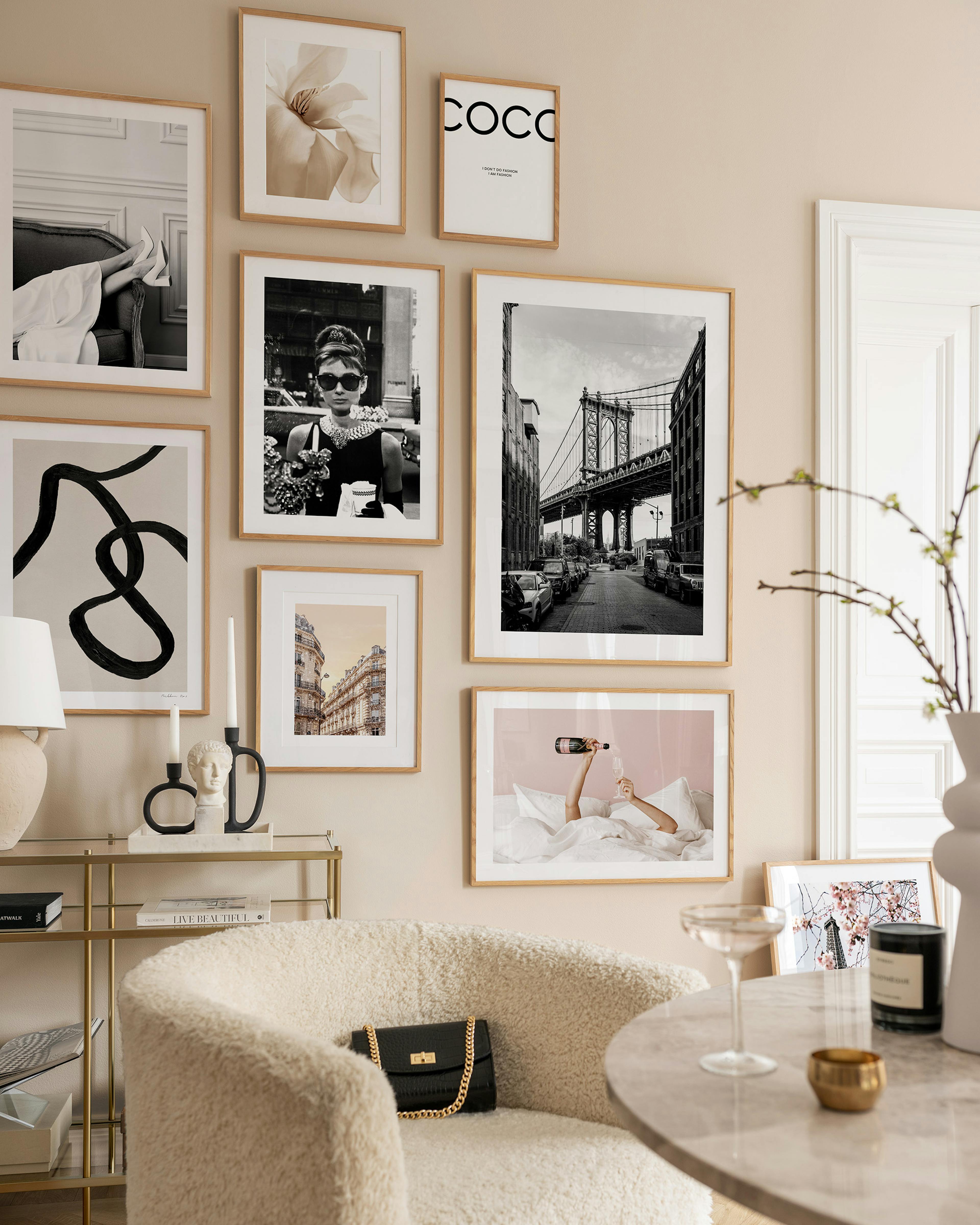 Fashionista decoration murale