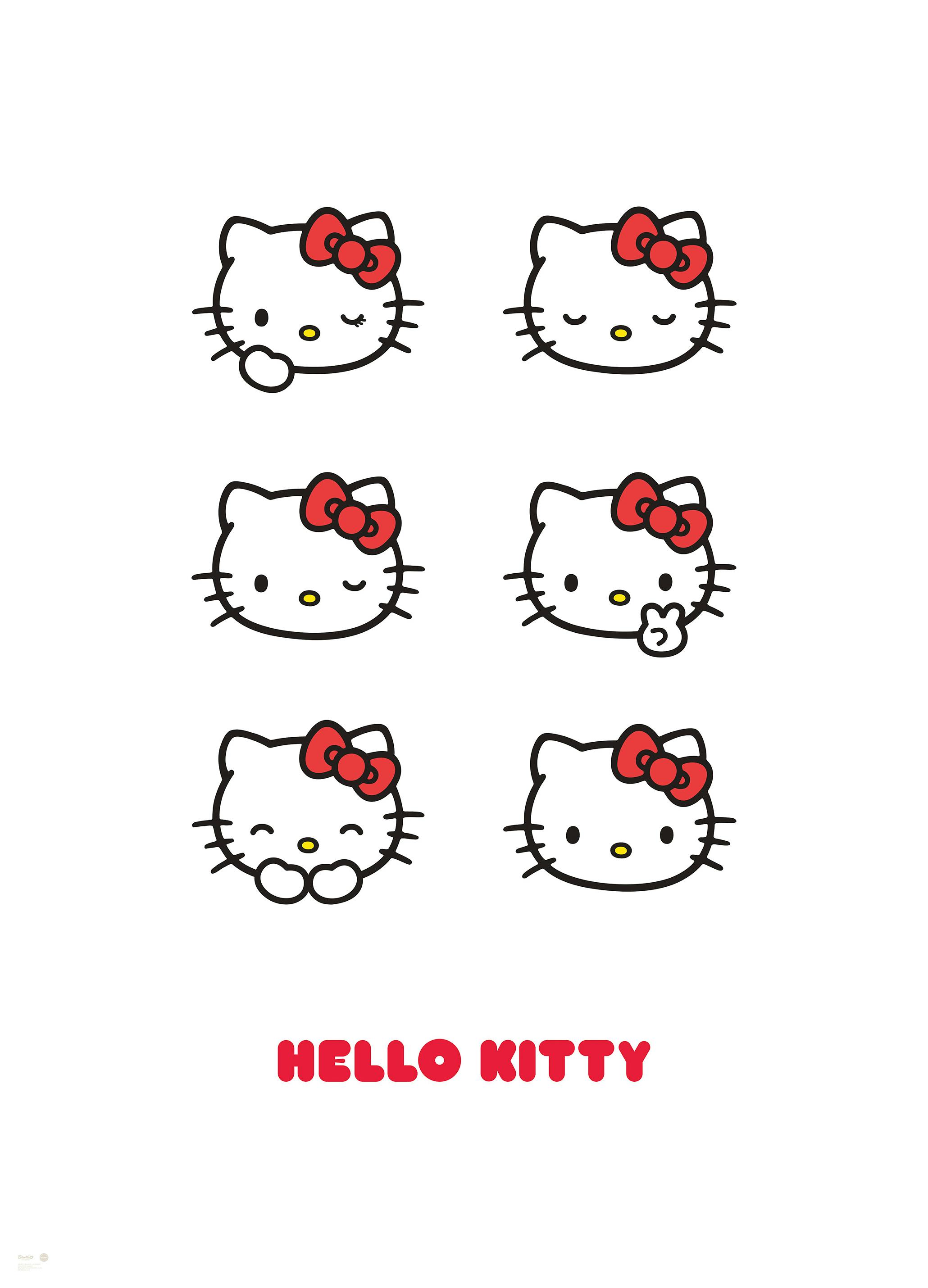 Prints Hello Kitty - Hello Feelings Poster (50x70 cm) - Poster Store
