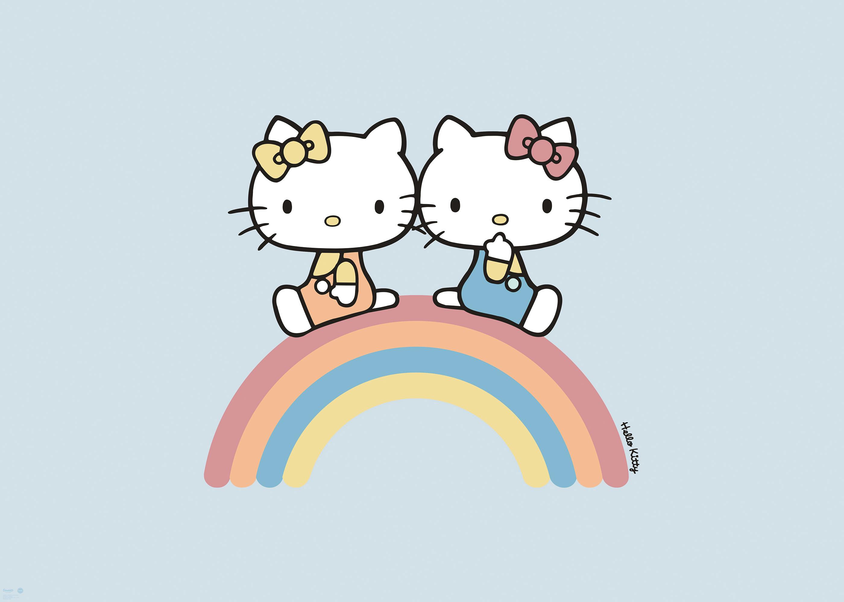 Hello Kitty - Baby Mimmy Rainbow Poster 0