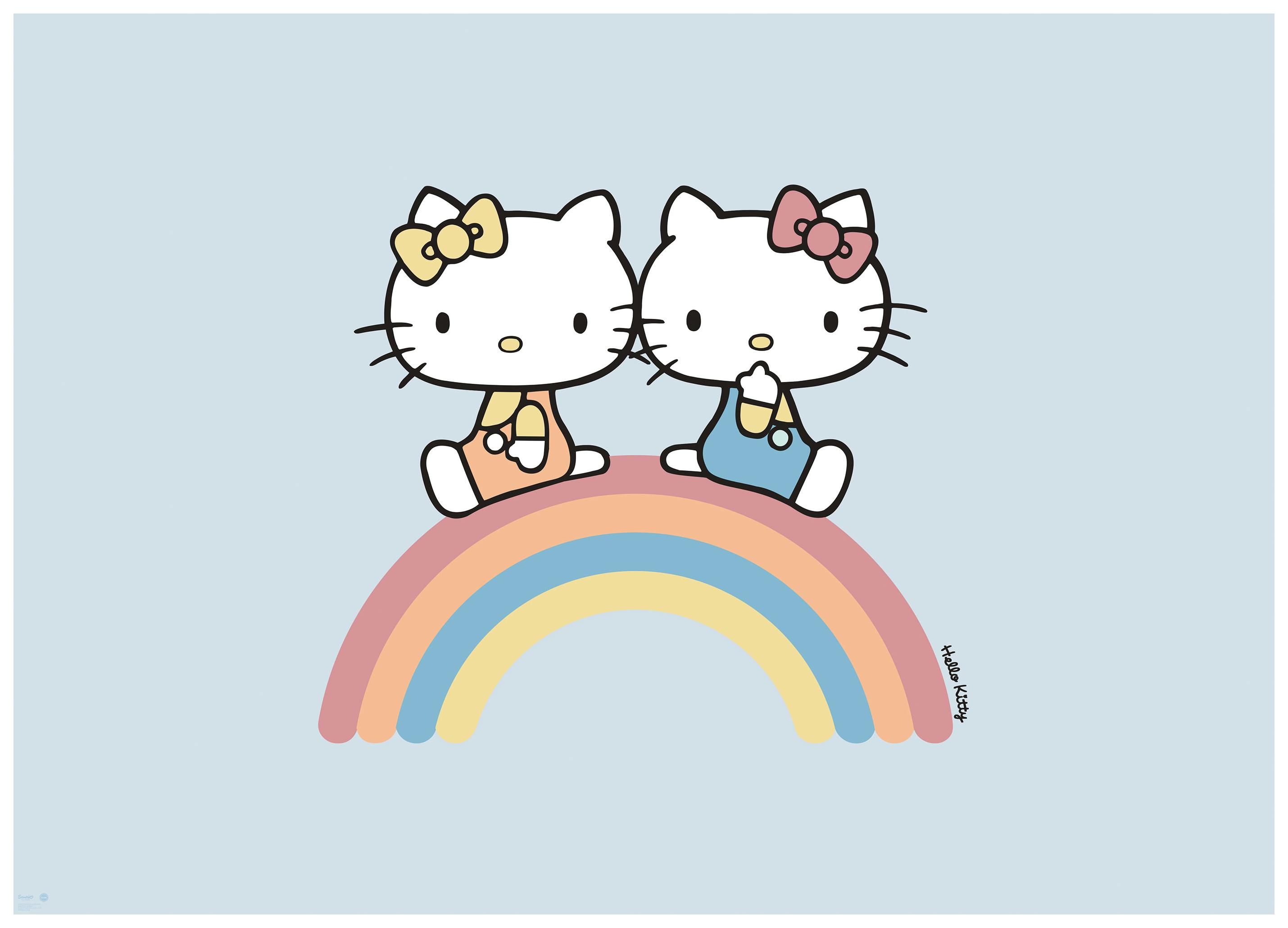 Hello Kitty - Baby Mimmy Rainbow Poster (50x70 cm) - Poster Store