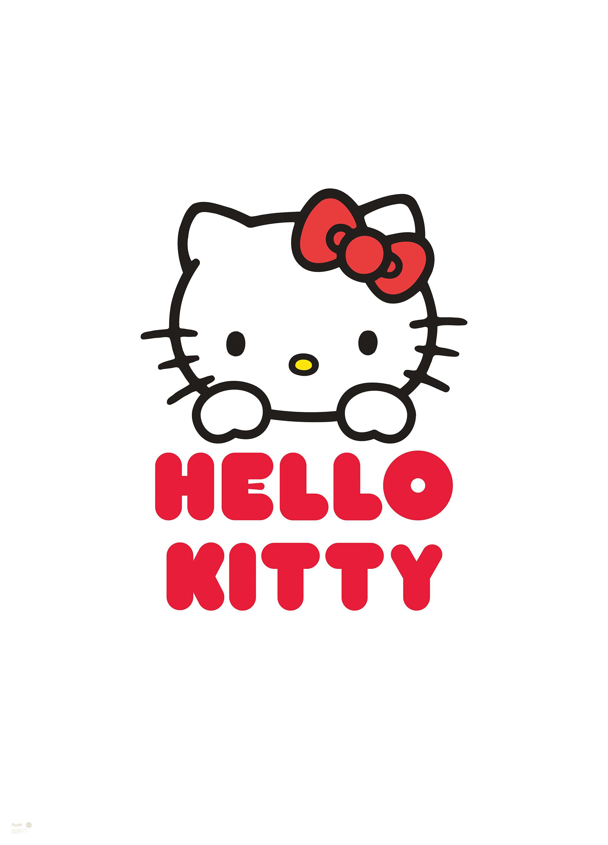 Hello Kitty - Peekaboo Poster (21x30 cm) - Poster Store