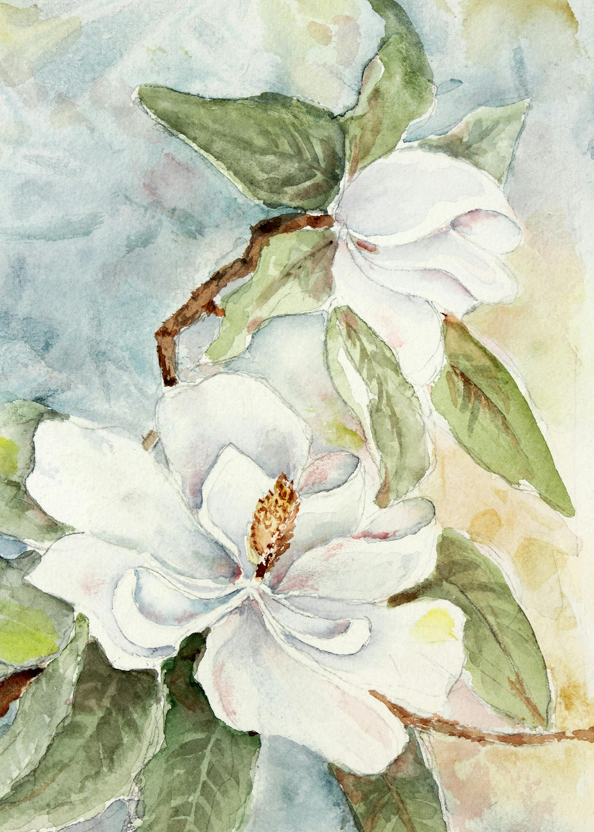 White Magnolia Poster 0