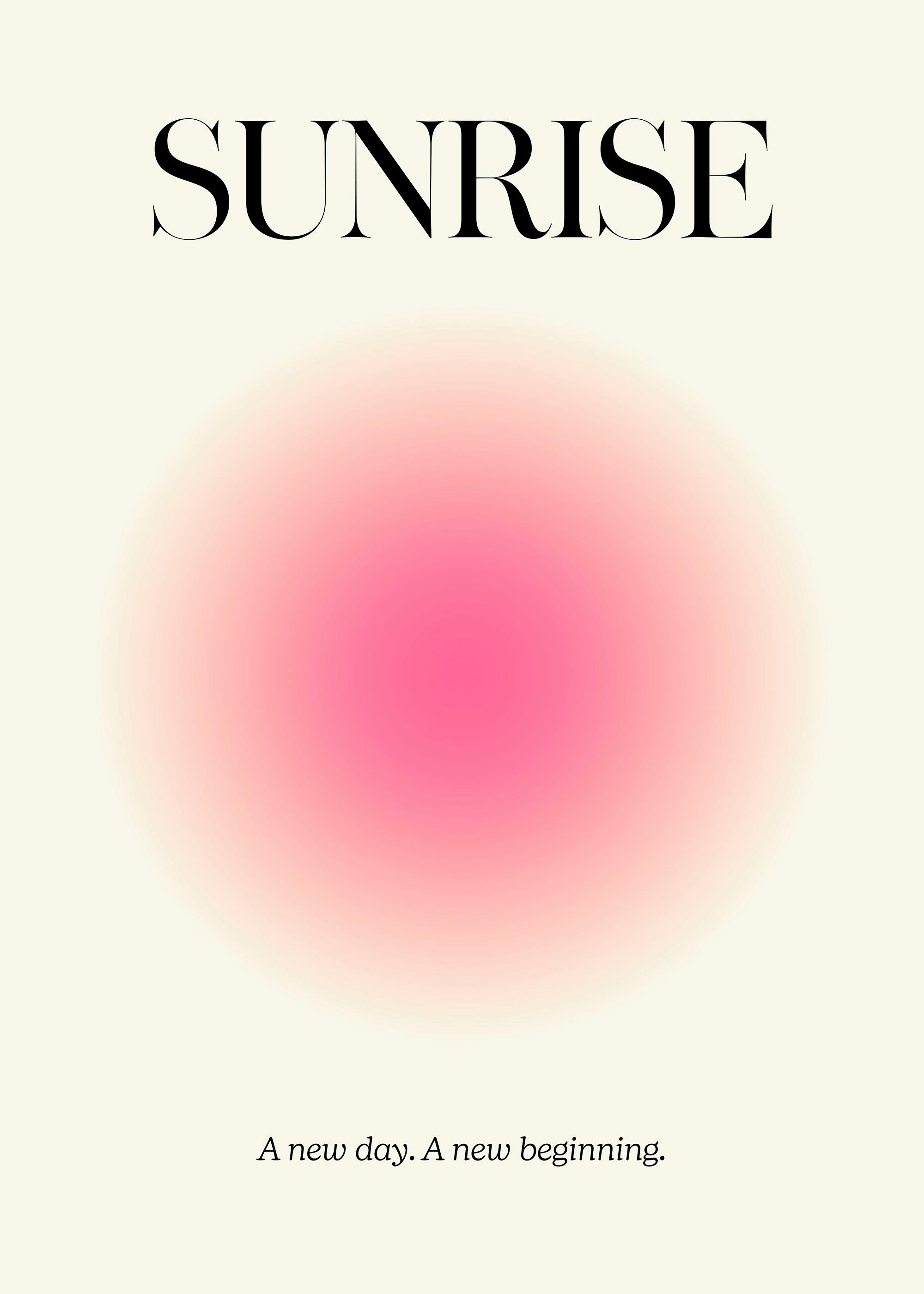 Aura Sunrise Poster 0