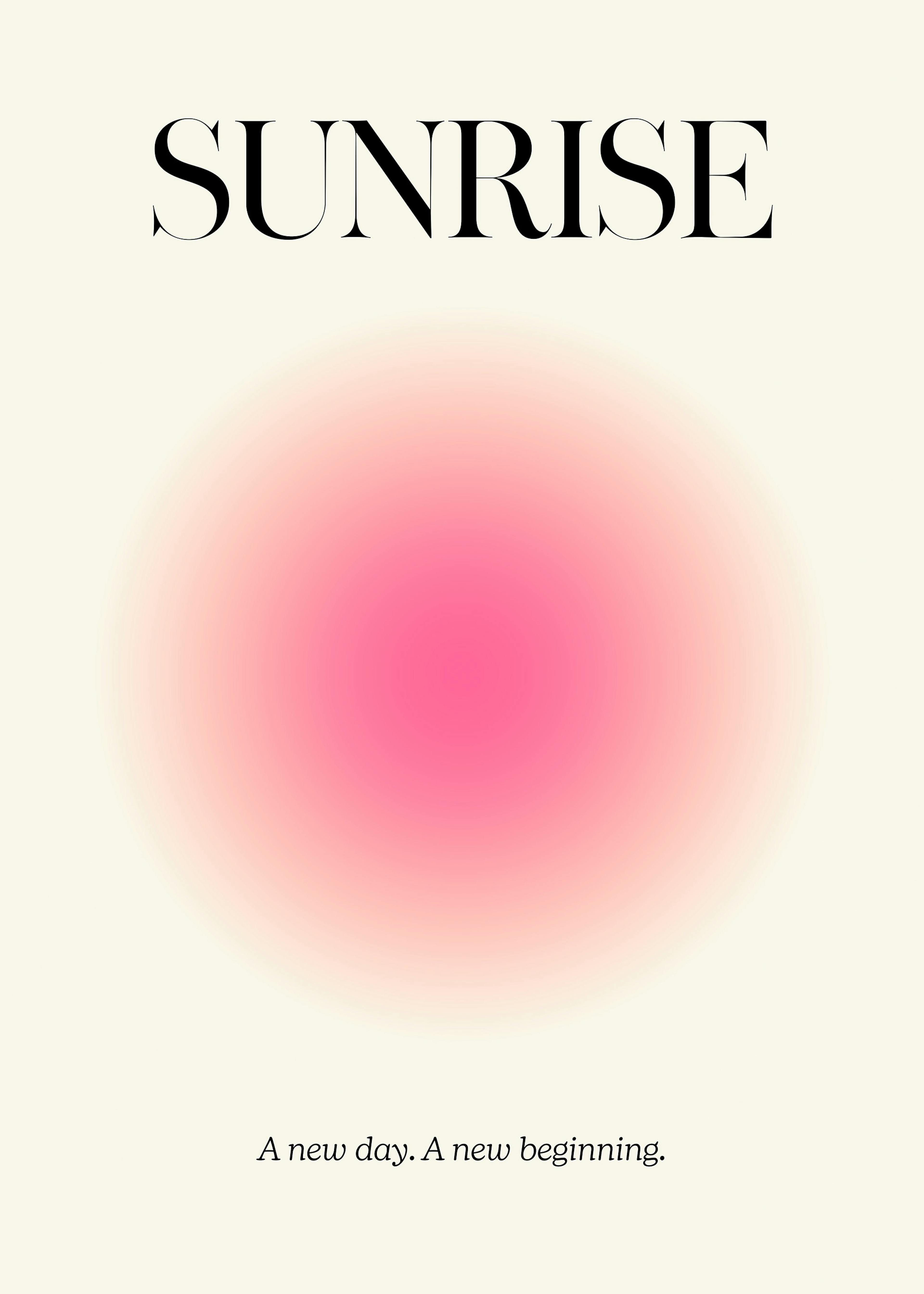 Aura Sunrise Poster 0